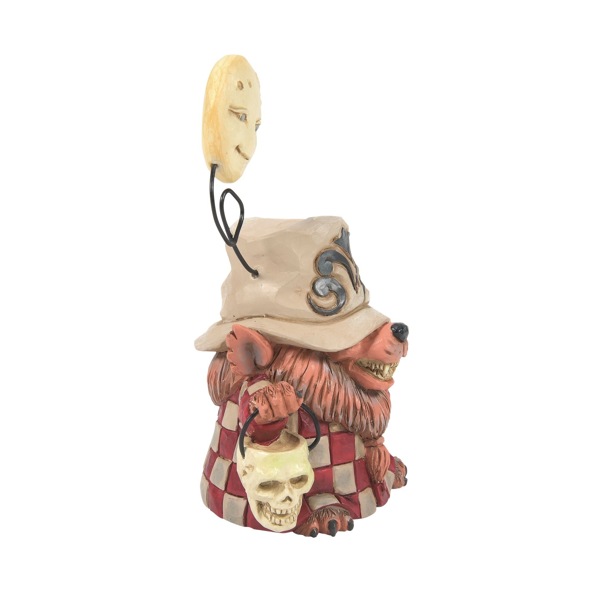 Werewolf with Moon Figurine - Gothic Home Decor, Halloween Collectible & Fantasy Gift for Werewolf Lovers - Perfect for Shelf Displays, Themed Parties & Dark Fantasy Collections