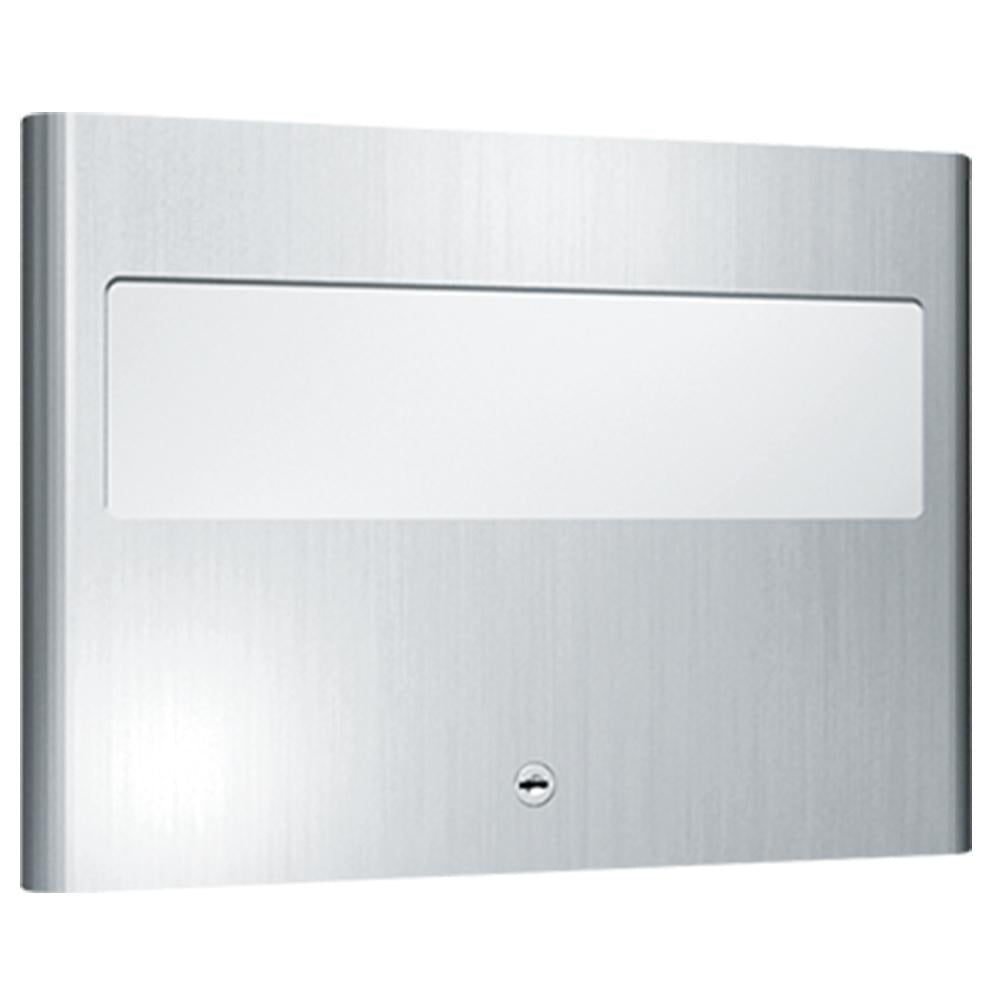 ASI 9477 Recessed Satin Profile Seat Cover Dispenser - Perfect for Salon, Spa & Barber Shop Hygiene Solutions