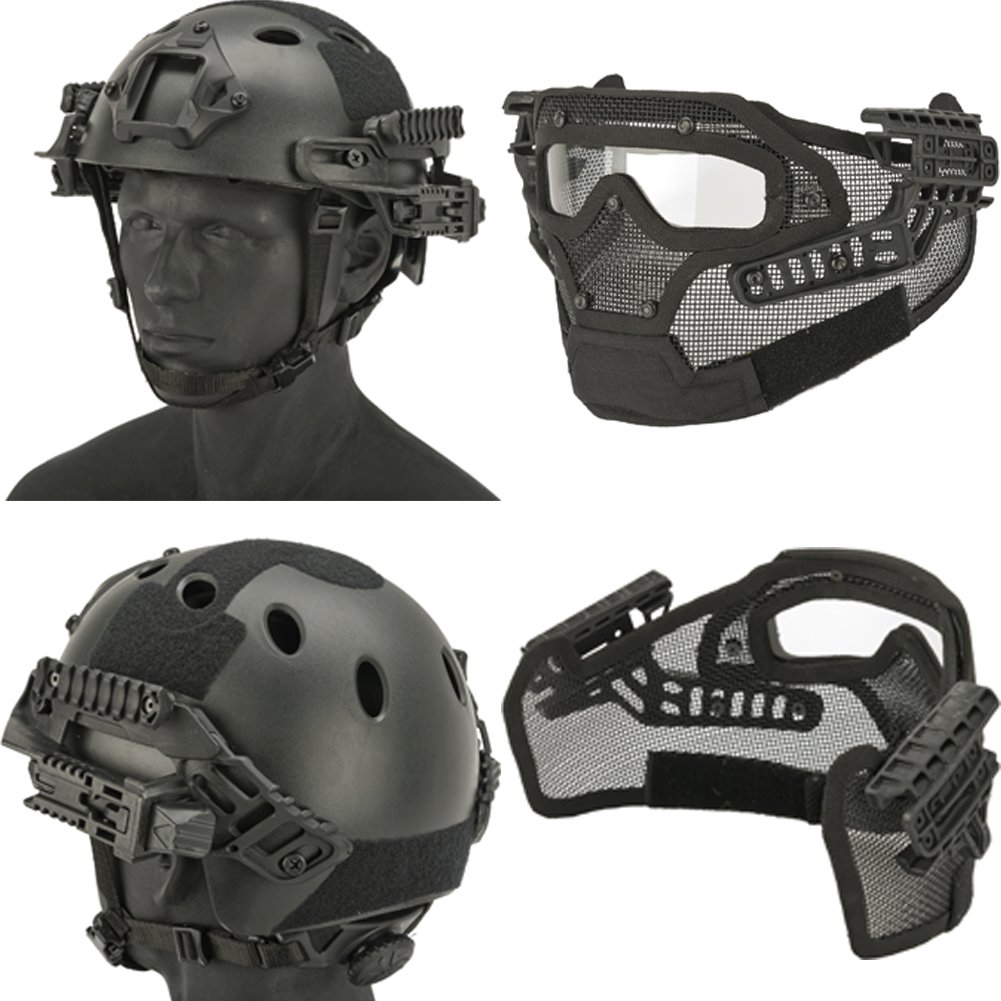 Matrix Legionnaire Full Head Coverage Airsoft Mask with Goggles - ACU Camo Tactical Face Protection for Airsoft, Paintball & Outdoor Sports