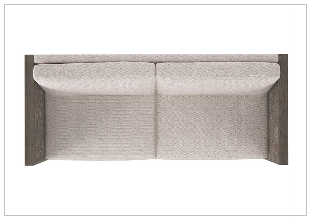 Bernhardt Outdoor Madura Solid Teak Sofa with Plush Cushions - Durable Teak Wood Patio Furniture for Garden, Poolside & Backyard Relaxation