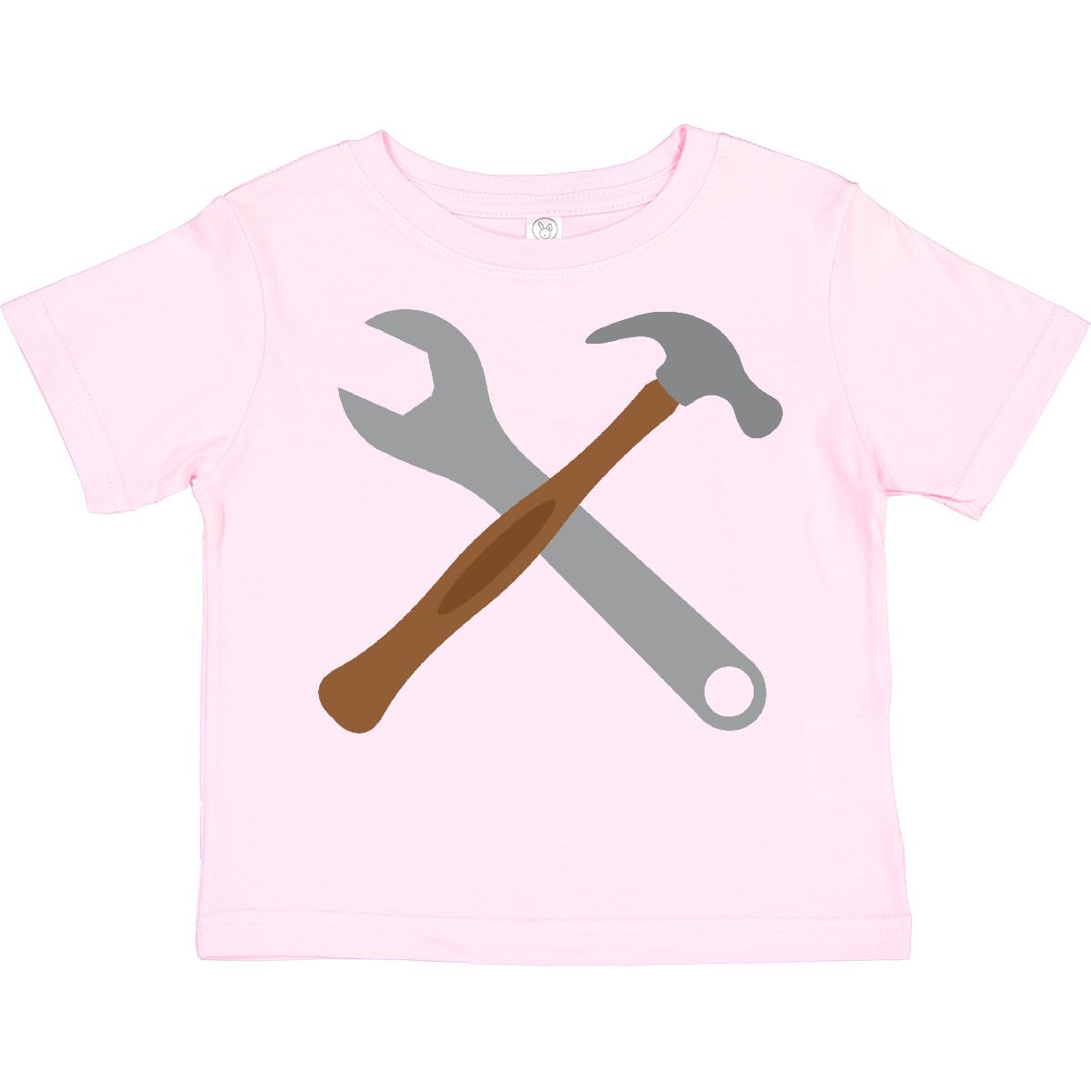 Inktastic Future Carpenter Tools Hammer Wrench Toddler T-Shirt - Cute Construction Theme Outfit for Toddlers & Kids Playtime