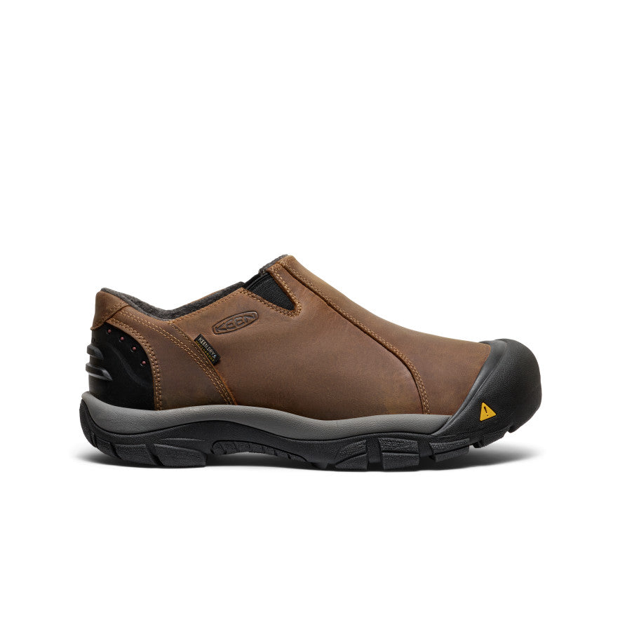 Men's Brixen Waterproof Wide Width Hiking Shoes - Slate Black/Madder Brown | Outdoor Trekking & Casual Wear