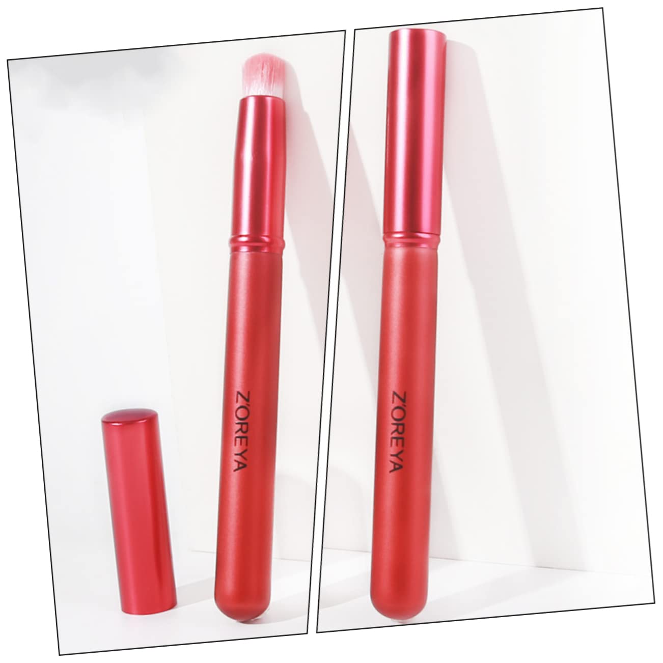 5pcs Professional Lip Brush Set - Minkissy Lip Blending Brush & Lip Gloss Applicator for Precise Lipstick Application | Makeup Tools for Lipstick, Concealer & Lip Gloss | Portable Beauty Brushes with Soft Artificial Fiber Bristles | Perfect for Daily Makeup, Travel & Professional Makeup Kits