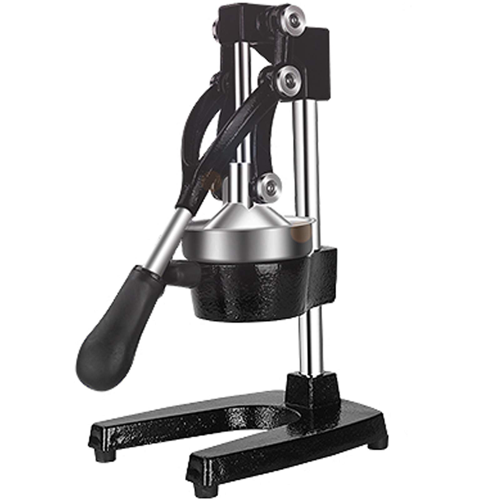 Premium Hand Press Juicer Machine - Professional Citrus Juicer for Lemon, Orange & Lime | Commercial Grade Stainless Steel Lemon Squeezer & Fruit Crusher | Easy to Clean & Durable | Perfect for Restaurants, Juice Bars & Home Kitchens (Black)
