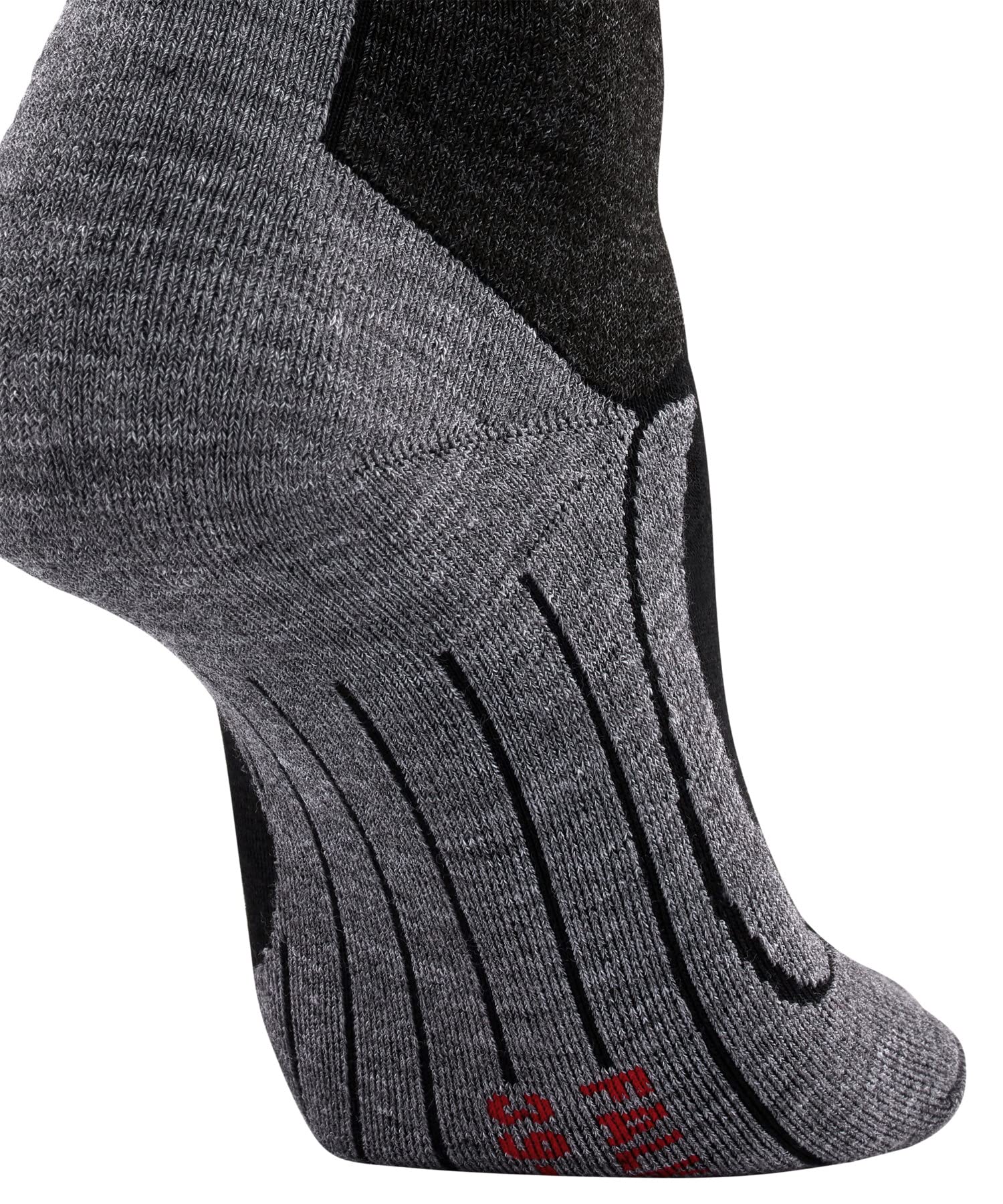 FALKE Men's SK4 Advanced Ski Socks - Light Cushion Merino Wool for Warmth & Quick Drying - Perfect for Skiing, Snowboarding & Winter Sports (1 Pair)