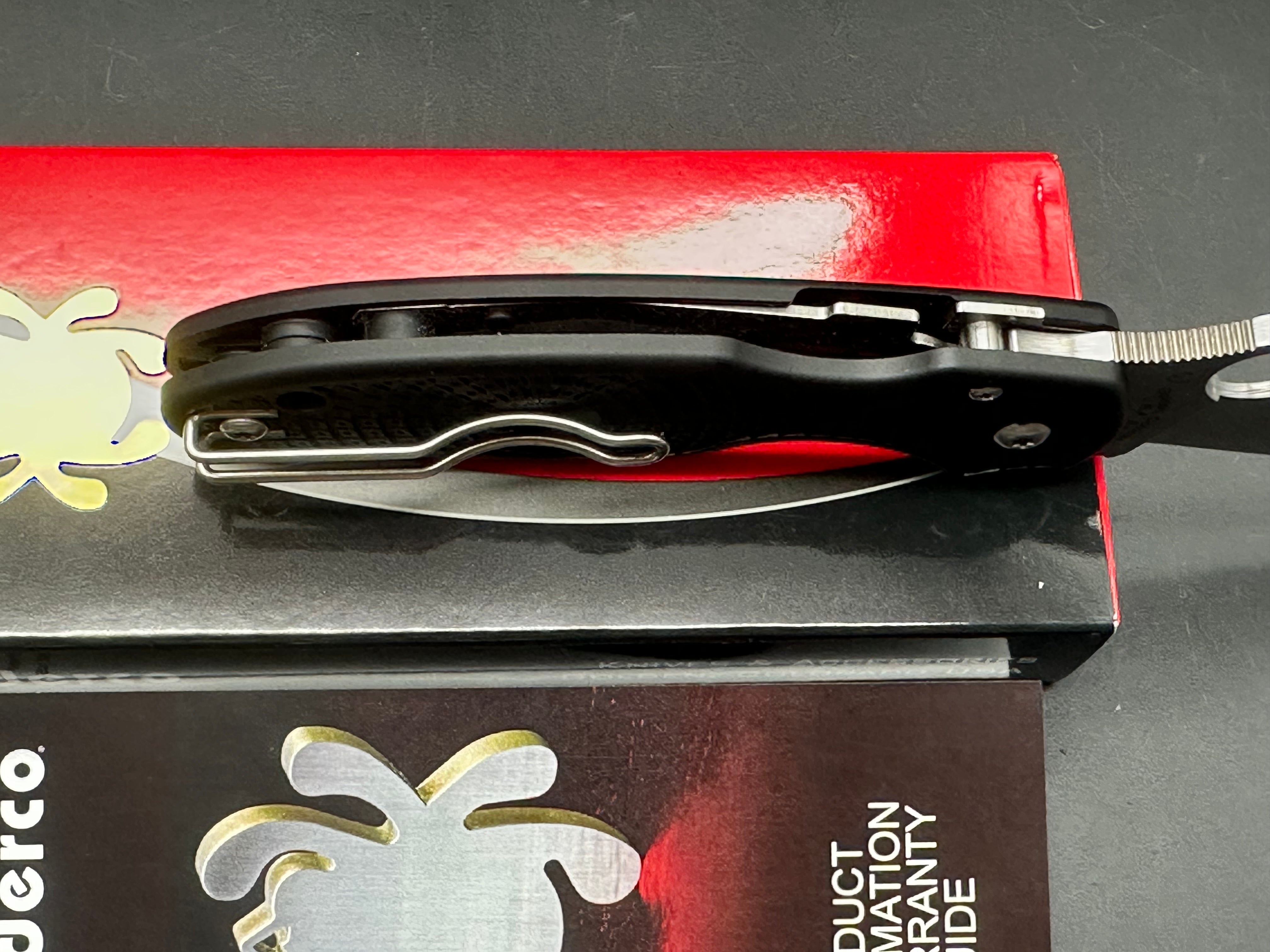 Spyderco Para 3 Lightweight EDC Pocket Knife - 2.93