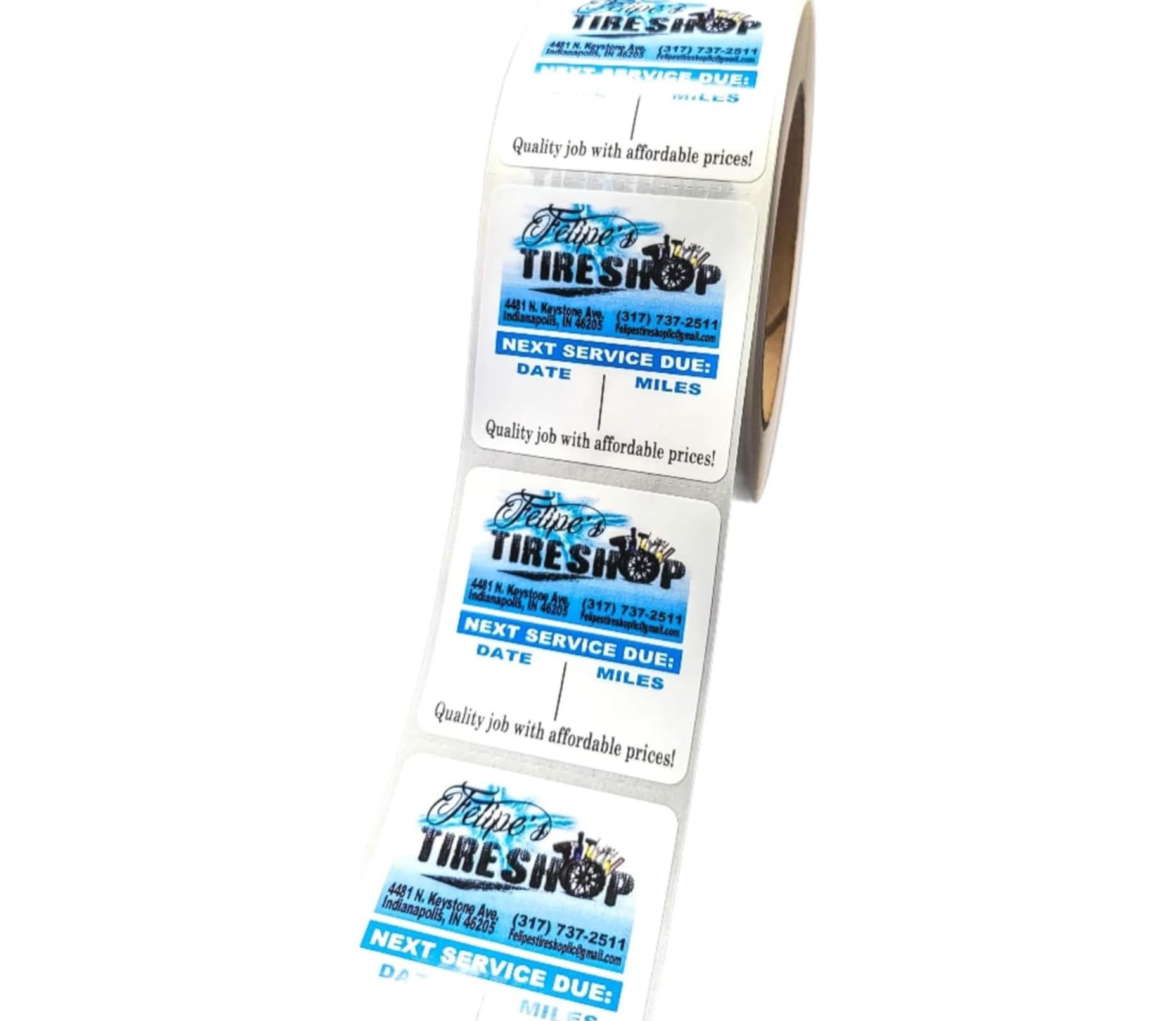 McAuley Labels RT 200i Stand Alone Oil Change Reminder Label Printer - Pre-Programmed Kit with 1000 Custom Oil Labels, Thermal Ribbon & Keyboard - Compact Industrial Label Printer for Auto Shops, Fleet Maintenance & Quick Lube Stations