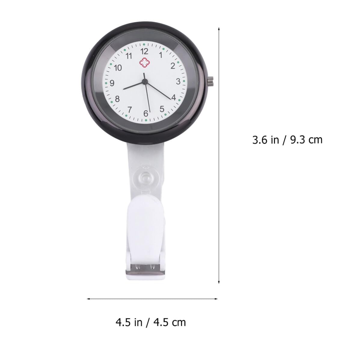 Hemobllo Nurse Watch - Clip On Fob Watch with Quartz Movement for Women Nurses & Doctors | Perfect for Medical Professionals, Healthcare Workers & Students in Hospitals & Clinics
