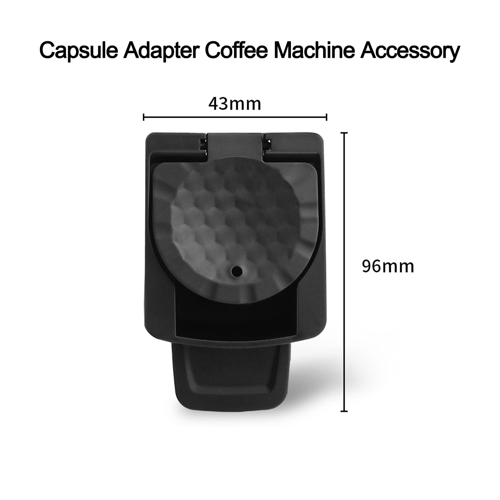 Reusable Coffee Pod Adapter for Dolce Gusto Machines - Flip Design Capsule Converter | Eco-Friendly Coffee Maker Accessories | Perfect for Home, Office & Travel Use