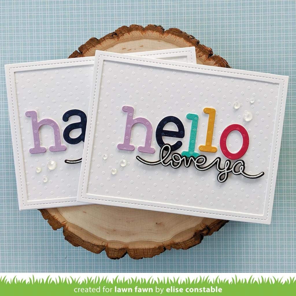 Lawn Fawn LF2496 Textured Dot Cardstock - Pastel Colors for Scrapbooking, Card Making & DIY Crafts | Premium Quality Paper for Handmade Greeting Cards, Invitations & Paper Projects