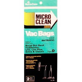 Microclean Vacuum Cleaner Bags - HEPA Filter Replacement Bags for Dust & Allergies | Compatible with Most Upright & Canister Vacuums | Perfect for Home Cleaning, Pet Hair Removal & Allergy Relief