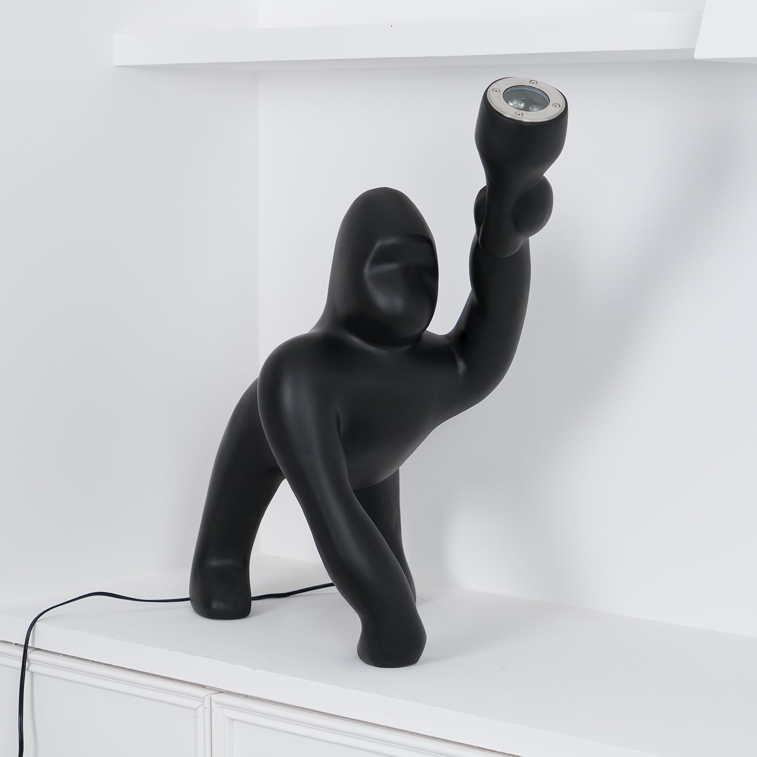 Modern Kong LED Floor Lamp for Living Room - Adjustable Brightness, Energy Efficient Lighting - Perfect for Reading, Relaxing & Home Decor