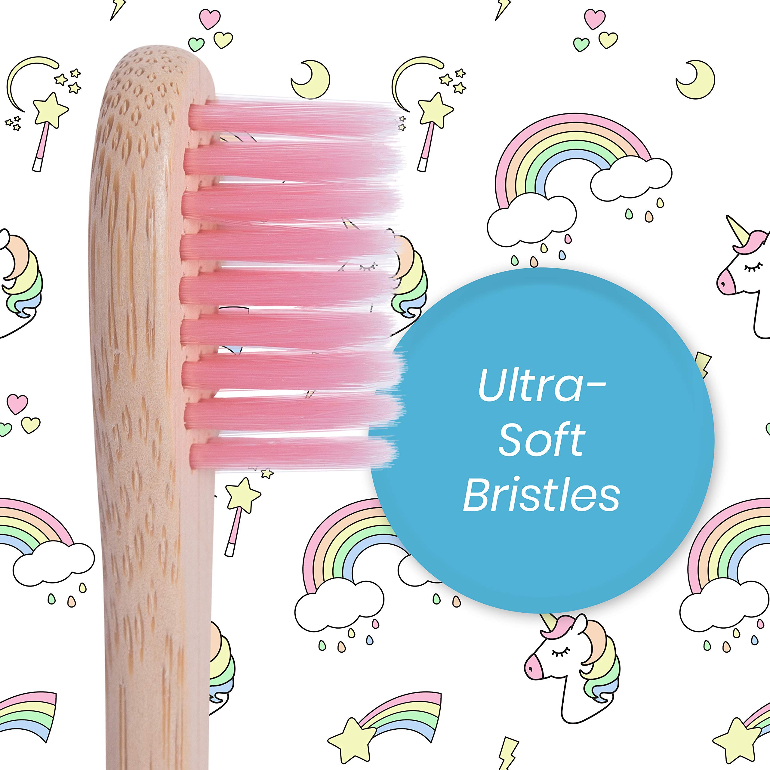 **Eco-Friendly Bamboo Toothbrushes for Kids – BPA-Free Soft Bristles, Natural & Organic, Vegan, Individually Wrapped – Gentle Cleaning for Sensitive Teeth & Sustainable Oral Care**    *(Perfect for Travel, Home Use, or Eco-Conscious Families – Biodegradable & Earth-Friendly!)*