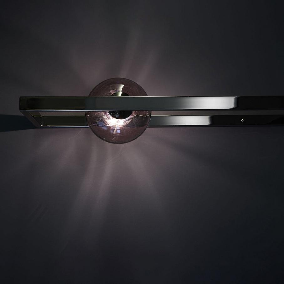 Modern Mondrian Style Glass Wall Sconce - Geometric Art Deco Lighting Fixture for Living Room, Bedroom, or Hallway Decor