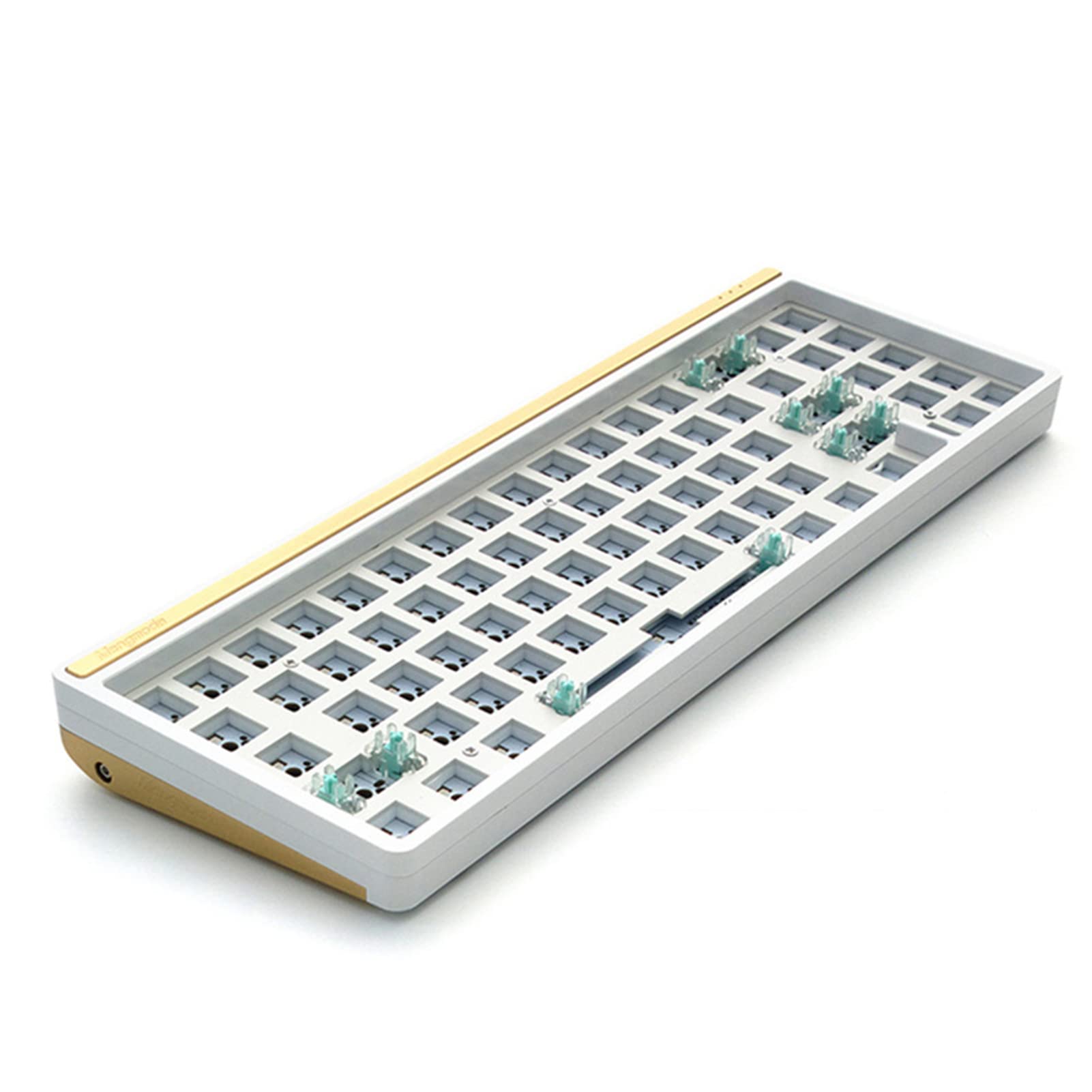 LGBN 71-Key RGB Hot-Swap Modular Mechanical Gaming Keyboard DIY Kit - Aluminum Alloy Frame, USB-C Wired, White | Perfect for PC Gaming, Office Work & Typing Enthusiasts