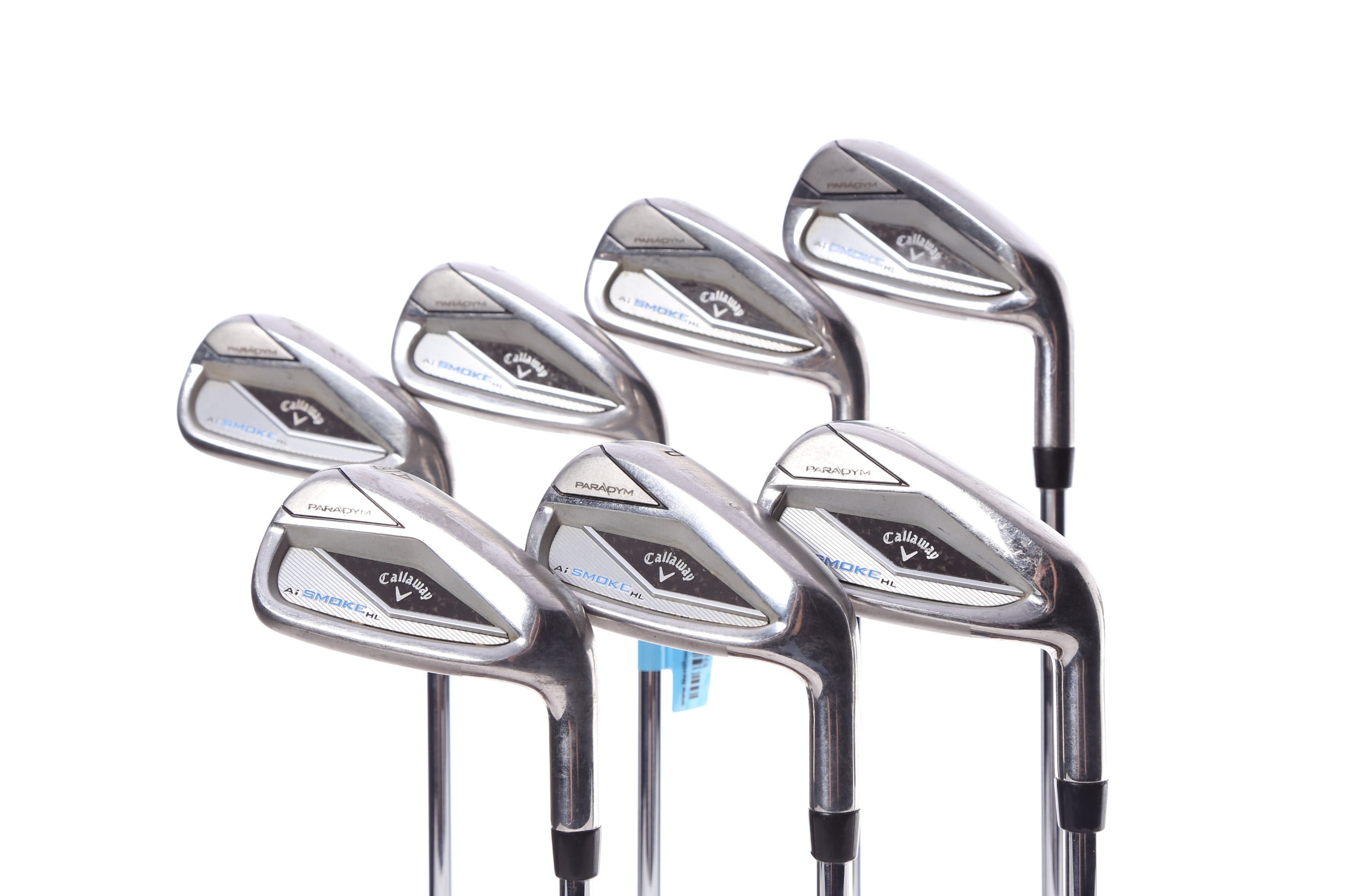 Used Callaway Paradym Ai Smoke HL Iron Set 5-AW Right Handed Regular Flex Golf Clubs for Men - Perfect for Mid-Handicap Players on the Course