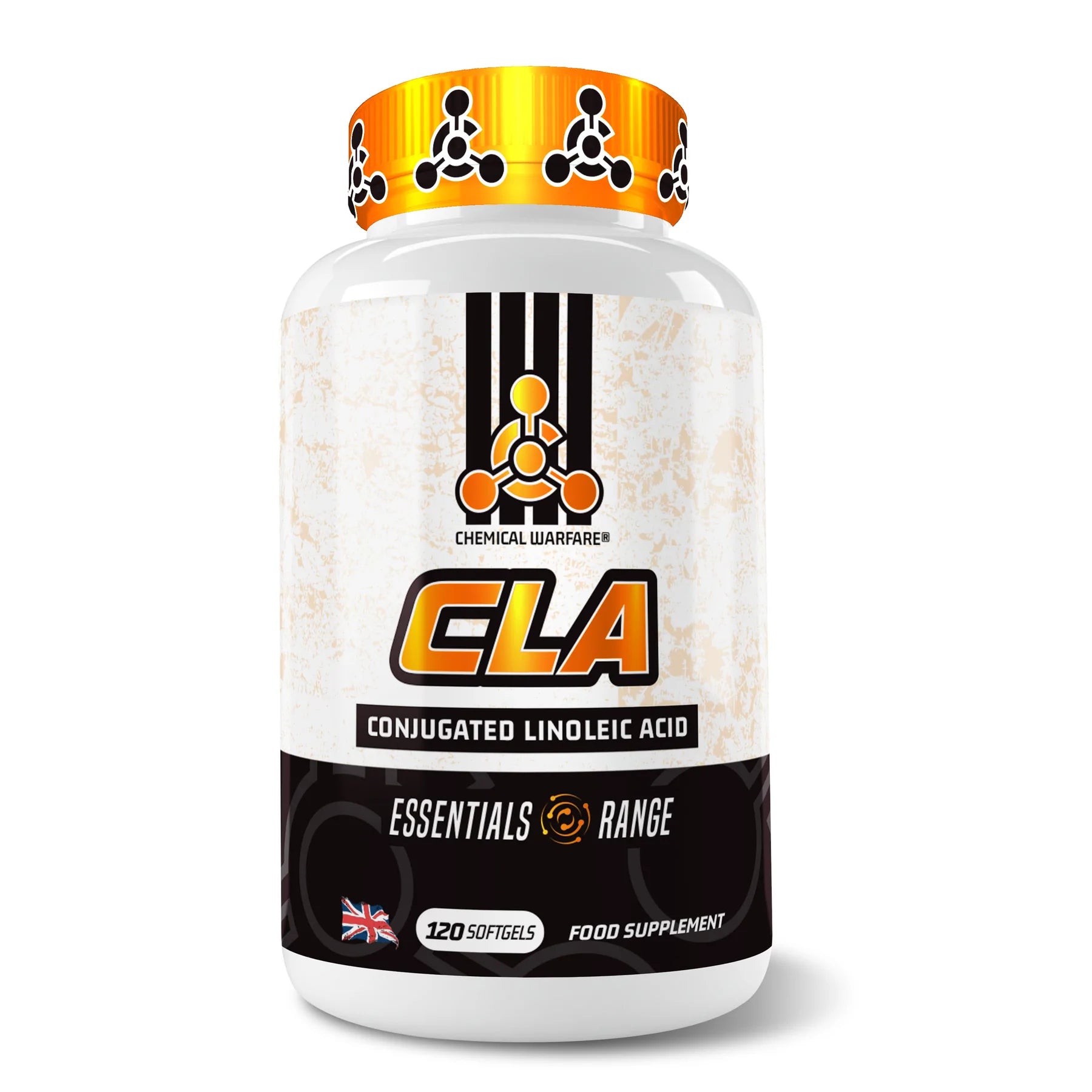 Chemical Warfare CLA 120 Softgels - Premium Conjugated Linoleic Acid Supplement for Weight Loss & Muscle Tone - Ideal for Fitness Enthusiasts & Bodybuilders