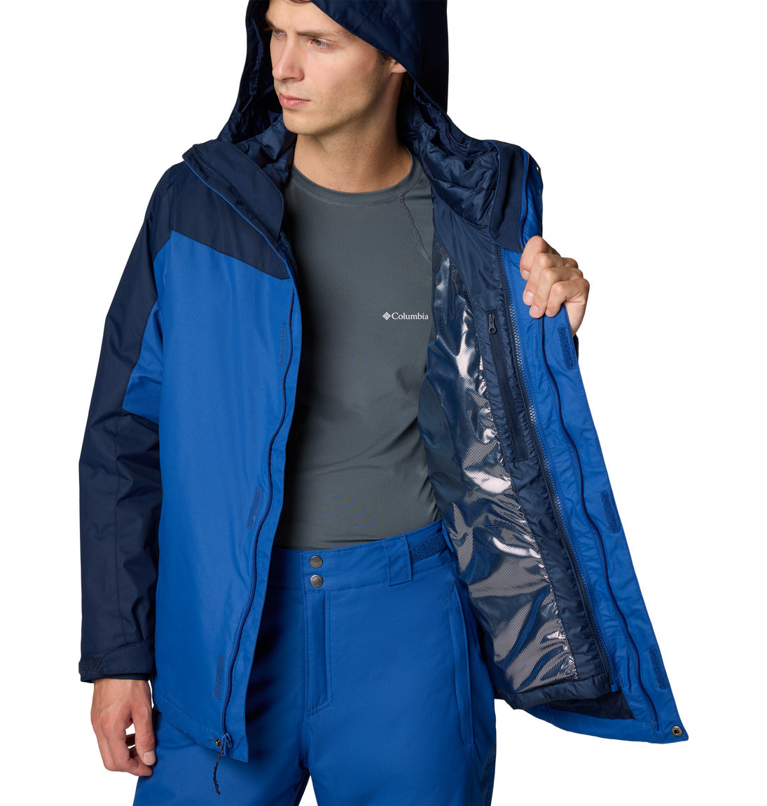 Columbia Whirlibird V™ Interchangeable Jacket for Men - Waterproof & Breathable Outdoor Jacket for Hiking, Skiing & Winter Adventures