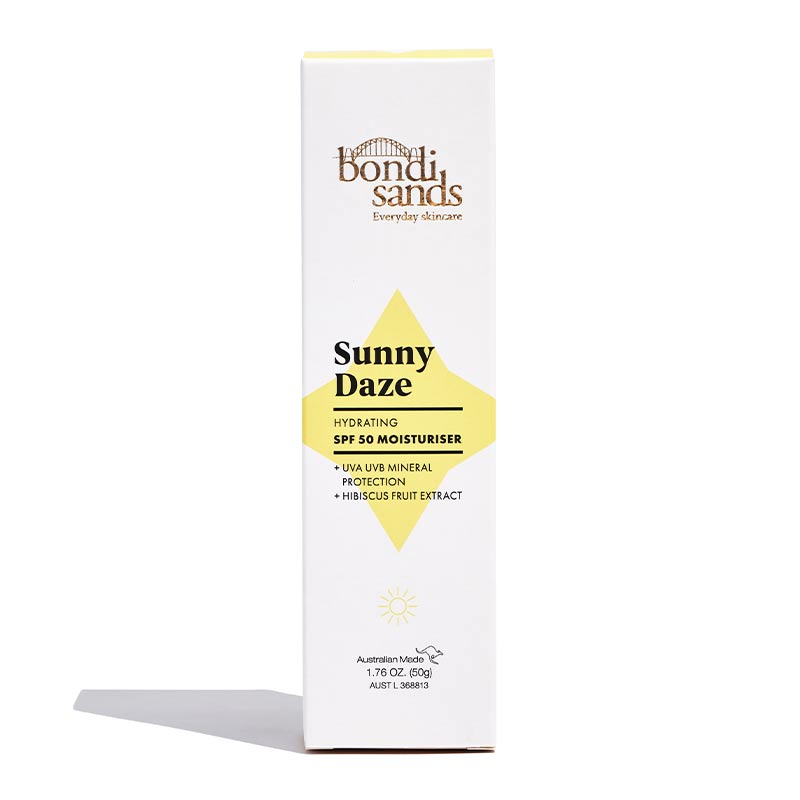 Bondi Sands Sunny Daze SPF 50 Face Moisturizer - Hydrating Sunscreen for Daily Protection - Perfect for Beach, Pool & Outdoor Activities