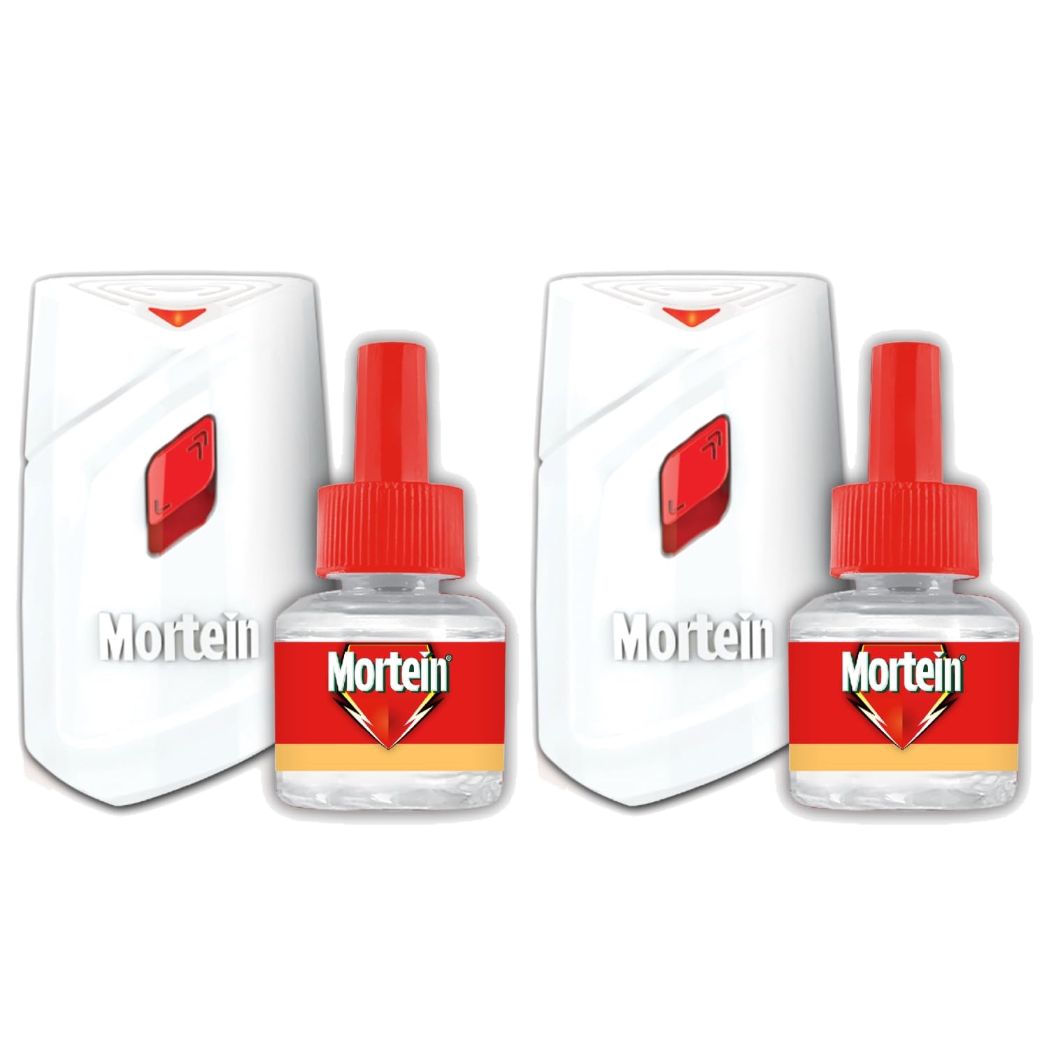 Mortein 45ml Mosquito Killer Refill & Machine Combo (2 Machines + 2 Refills) - Smartplus Insect Repellent for Dengue Protection | Liquid Mosquito Repellent for Home, Bedroom & Outdoor Use
