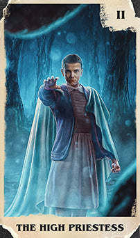 Stranger Things Tarot Deck and Guidebook - Official Netflix Inspired 78-Card Tarot Set with Instruction Book - Perfect for Divination, Gift Giving, and TV Show Fans