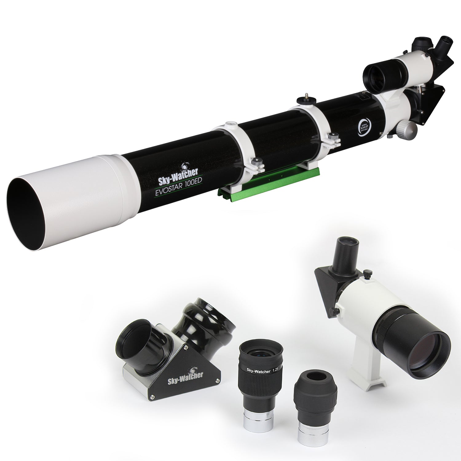 Sky Watcher Evostar 100ED Apo Refractor Telescope - Premium Apochromatic Refractor for Astrophotography & Stargazing - Ideal for Deep Space Observation & Celestial Photography (Model S11120)