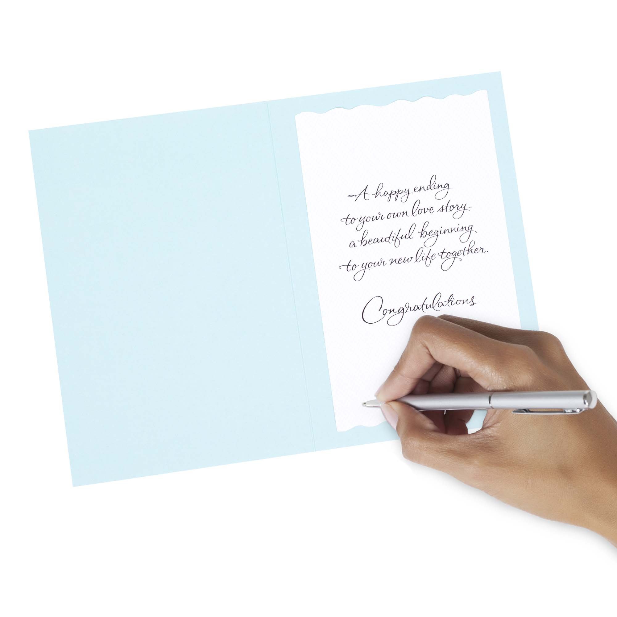 Hallmark Bride & Groom Wedding Card - Perfect for Anniversary Gifts