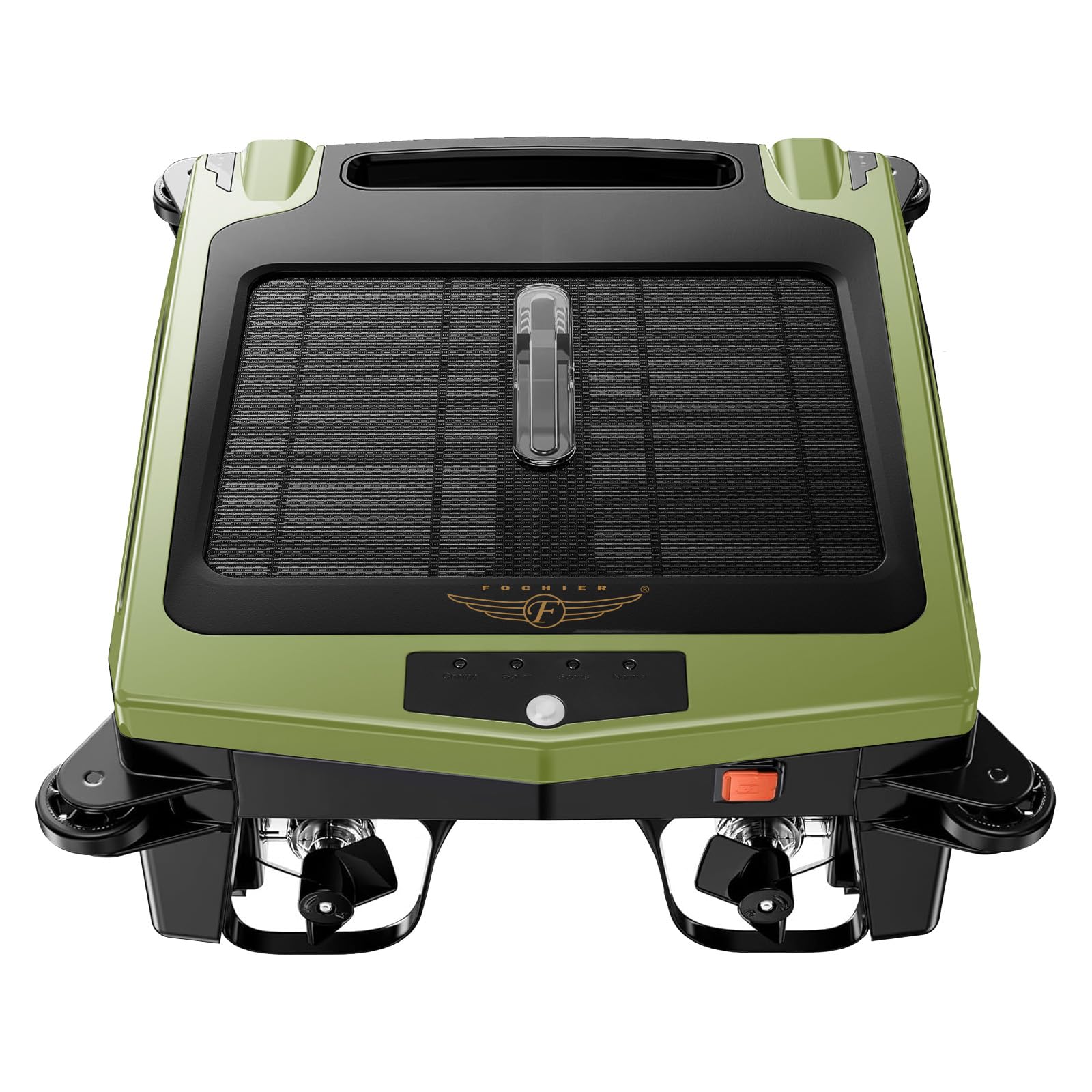 2024 Solar Powered Pool Cleaner Robot - Automatic Pool Vacuum with Obstacle Avoidance & Dual Charging (Solar/USB) | Ideal for In-Ground & Above Ground Pools | Energy Efficient Swimming Pool Maintenance