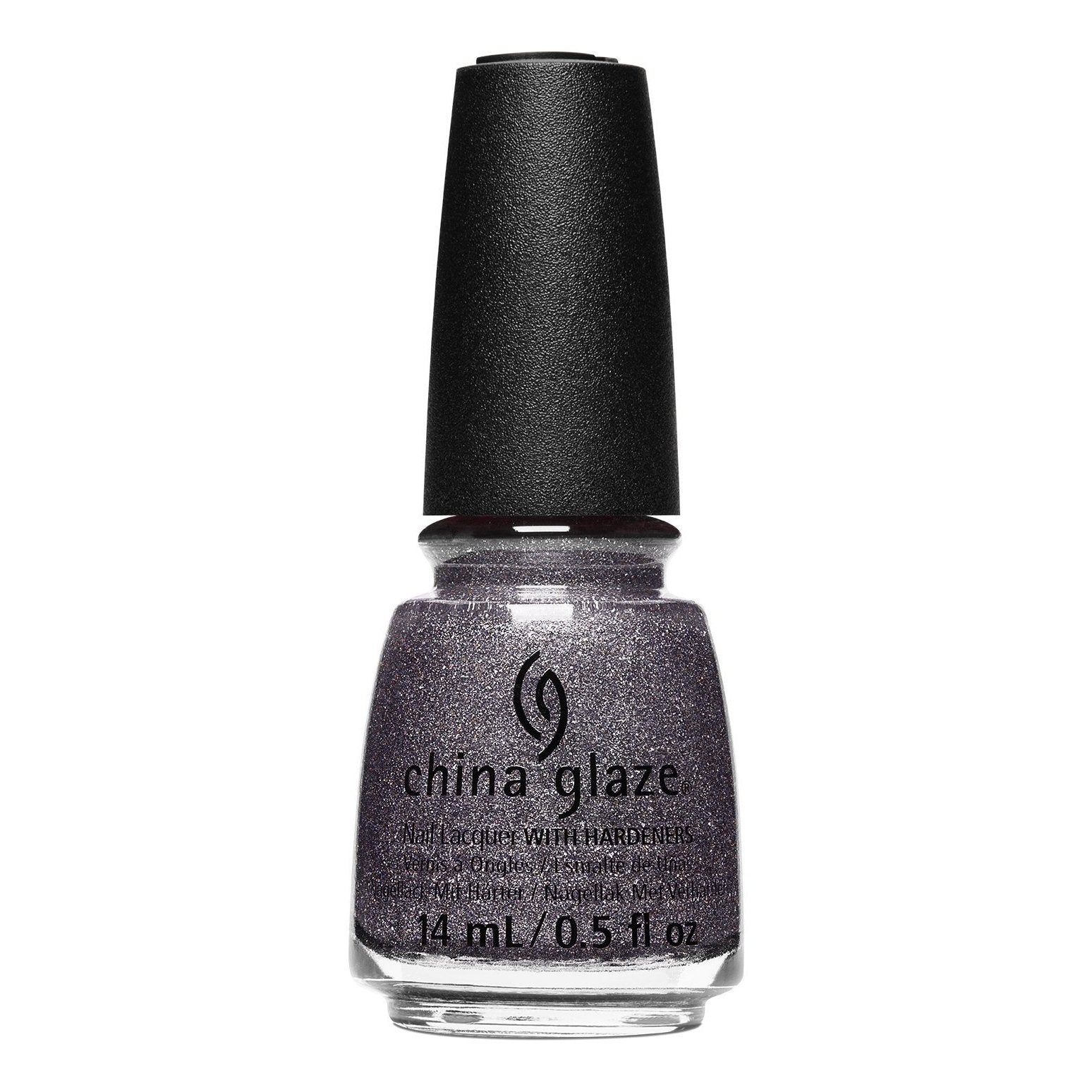 China Glaze #84726 You've Got Blackmail Nail Polish - 0.5 oz Dark Black Nail Lacquer for Salon Quality Manicures & Pedicures - Perfect for Halloween, Gothic Style & Night Out Looks