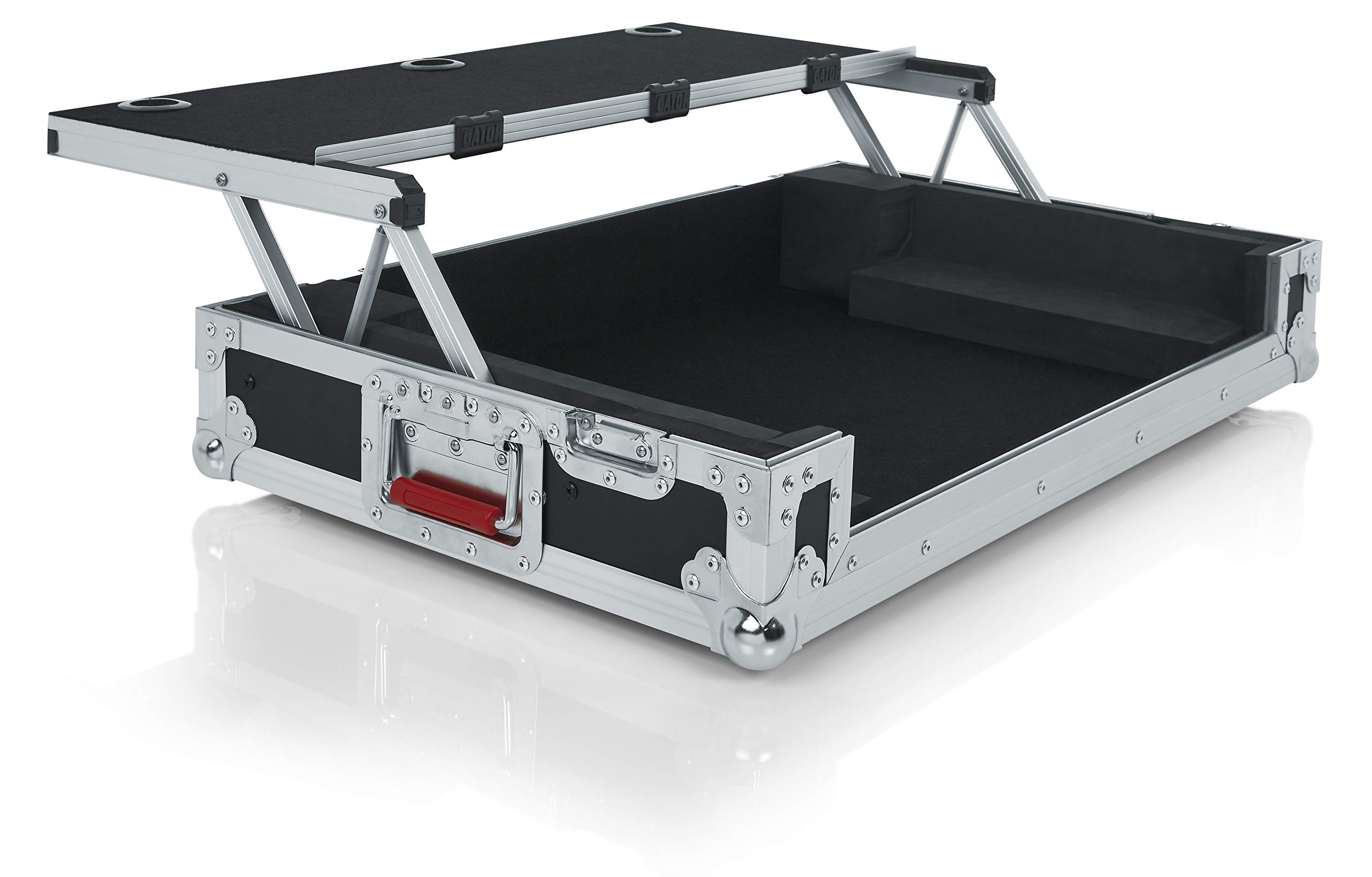 Gator Cases G-Tour Series DJ Controller Road Case with Sliding Laptop Platform - Custom Fit for Pioneer DDJ-1000, Professional DJ Equipment for Live Performances & Studio Use (Model: G-TOURDSPDDJ1000)