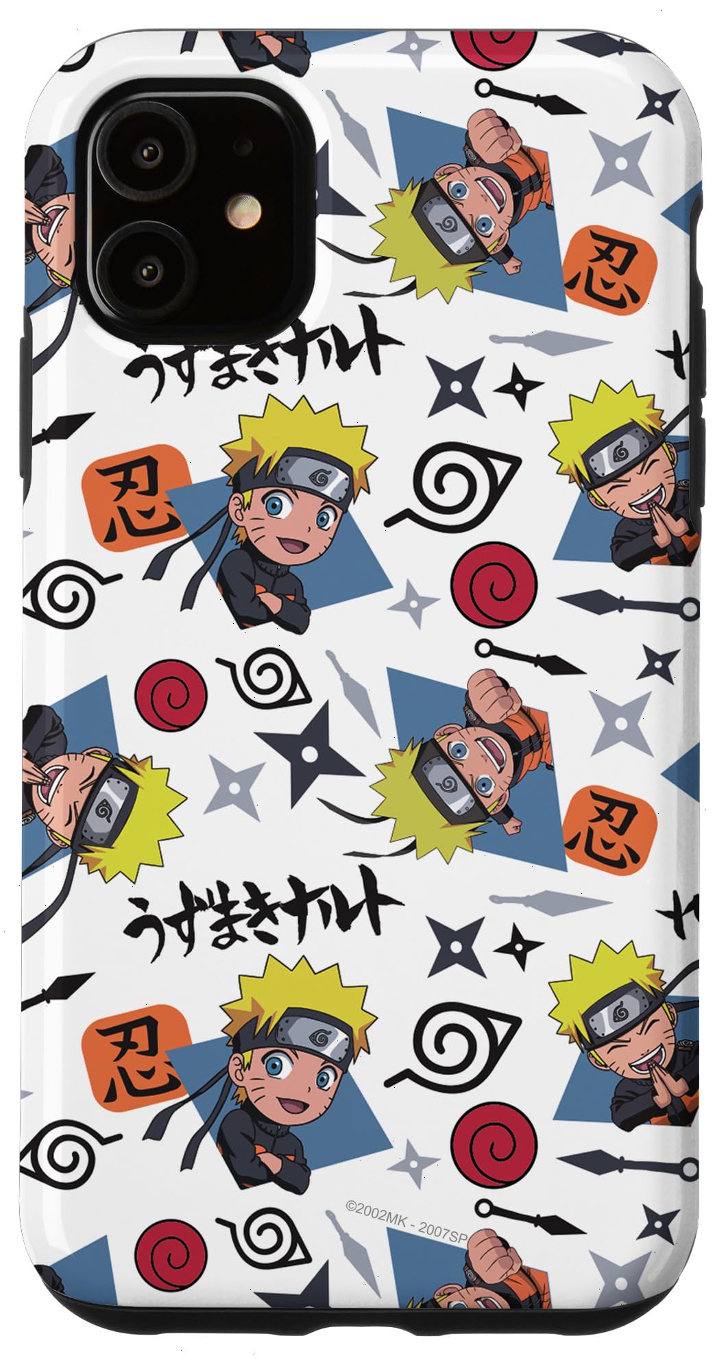 Naruto Shippuden Chibi Naruto Anime Phone Case for iPhone 11 - Cute Protective Cover for Anime Fans, Perfect Gift for Cosplay & Daily Use
