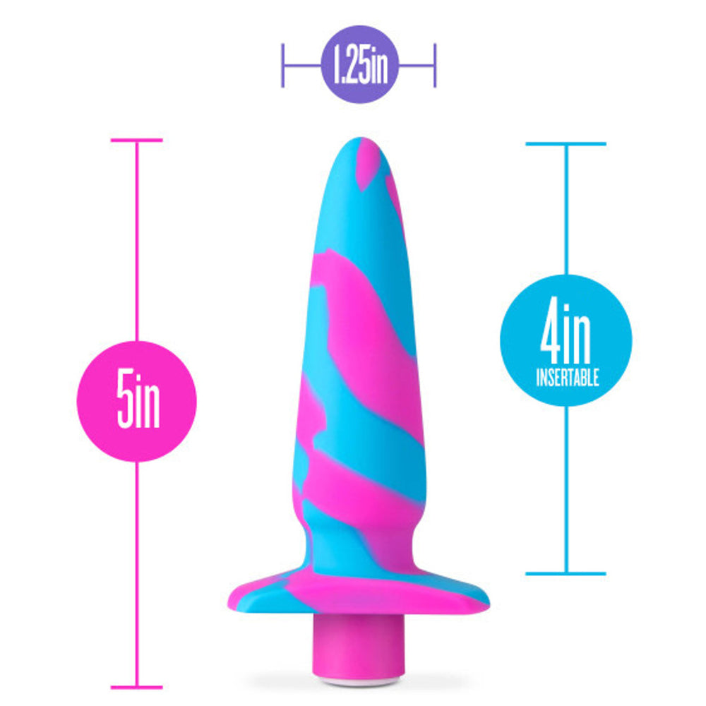 Avant Vibrotize Rechargeable 10-Speed Silicone Anal Plug - Waterproof & Body-Safe for Solo Play & Couples Use