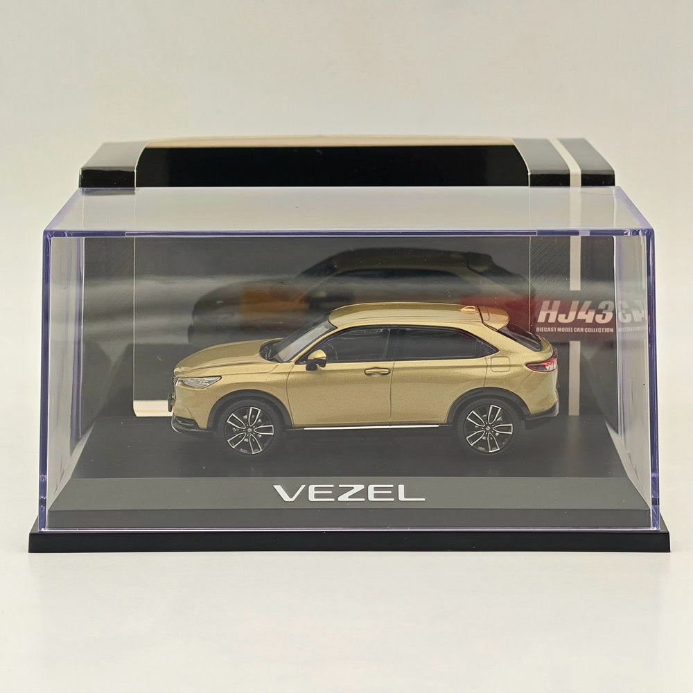 1/43 Scale Hobby Japan VEZEL Sand Khaki Diecast Model Car - Limited Edition Collectible for Car Enthusiasts | Perfect for Display, Gifts, and Model Car Collections