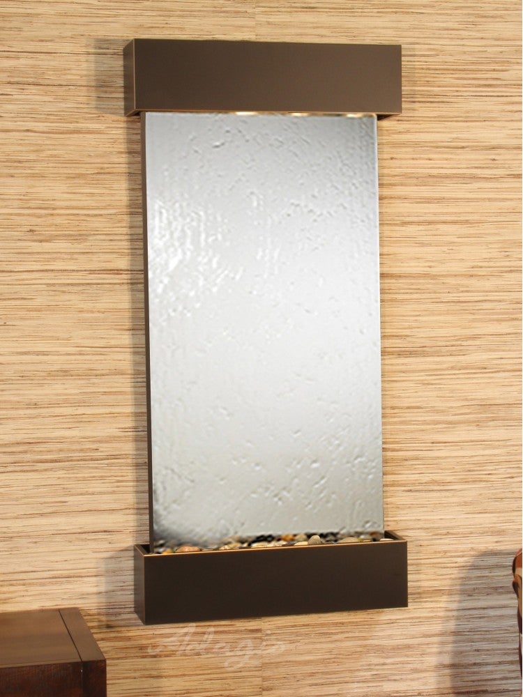 Adagio Whispering Creek Blackened Copper Silver Mirror WCS1540 - Elegant Bathroom Vanity Mirror for Modern Home Decor, Perfect for Bedroom, Bathroom & Dressing Room