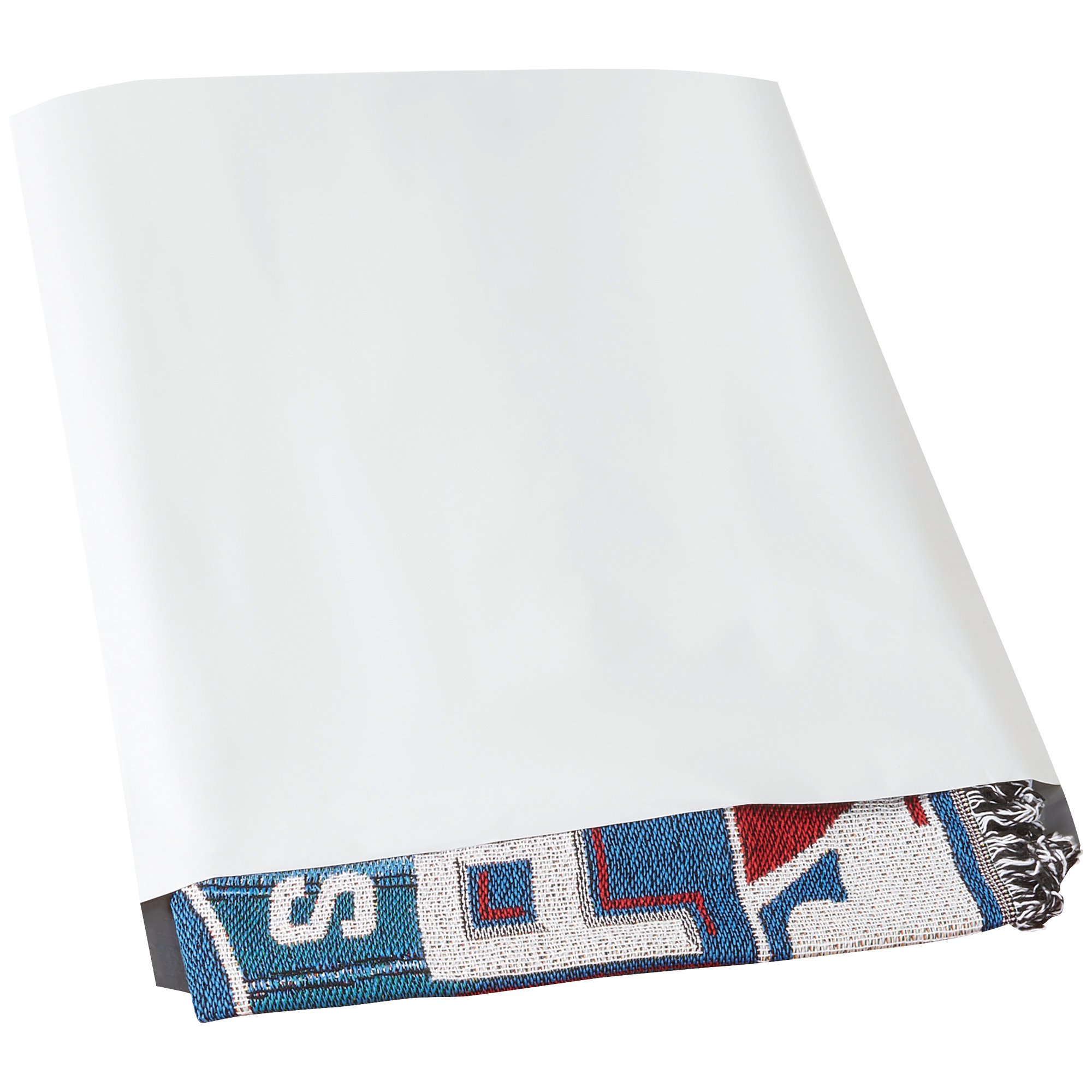 20x24x4 Inch White Poly Mailers - 100 Pack Bulk Shipping Envelopes for Ecommerce | Durable Waterproof Mailing Bags for Clothing, Books & Online Store Packages