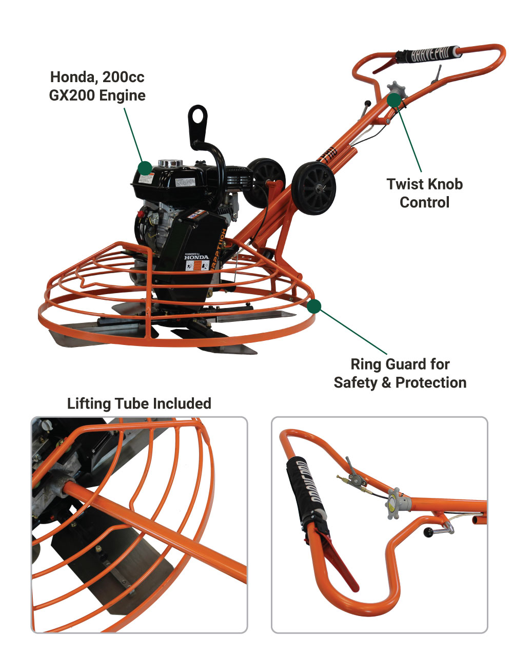 Brave Power Trowel 36