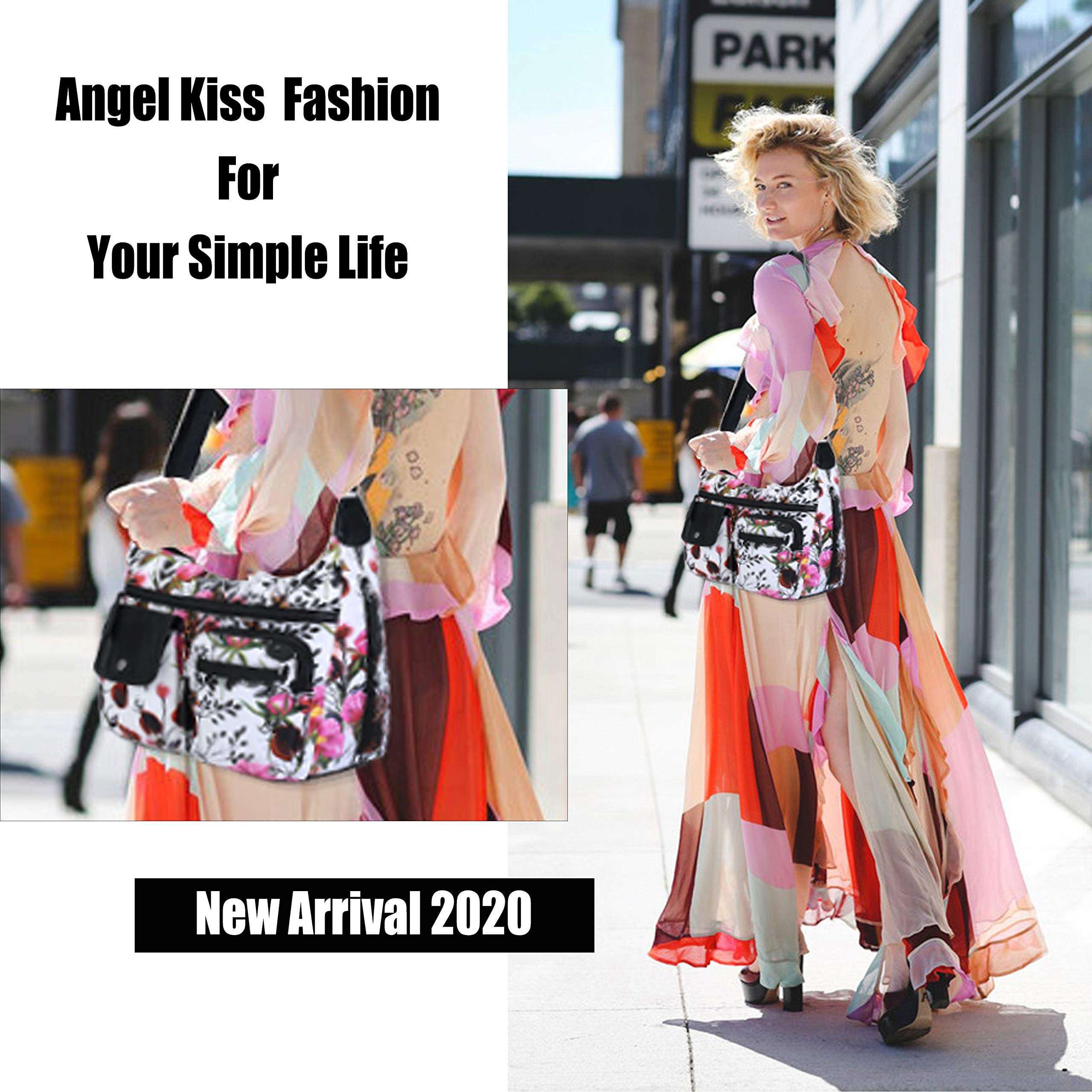 Angelkiss Women's Faux Leather Crossbody Bag - Stylish Shoulder Purse for Daily Use
