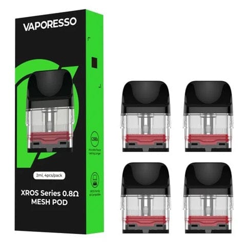 Vaporesso XROS Replacement Pods - 2 Pack, Compatible with XROS Series Vape Devices - Perfect for On-the-Go Vaping & Travel Use