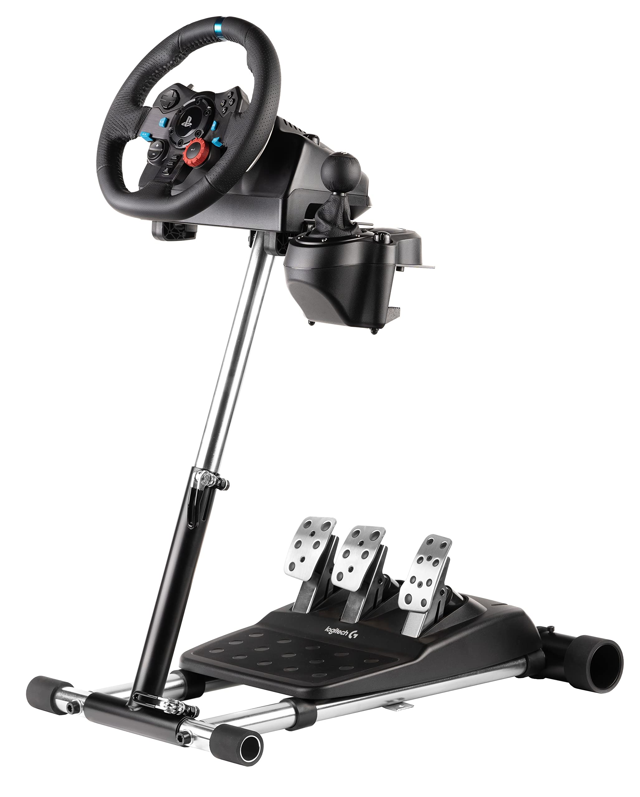Wheel Stand Pro Deluxe V2 - Racing Wheel Stand for Logitech G29 G920 G25 G27 - Perfect for Sim Racing Games Like Gran Turismo & Forza - Home Gaming Setup & Esports Training