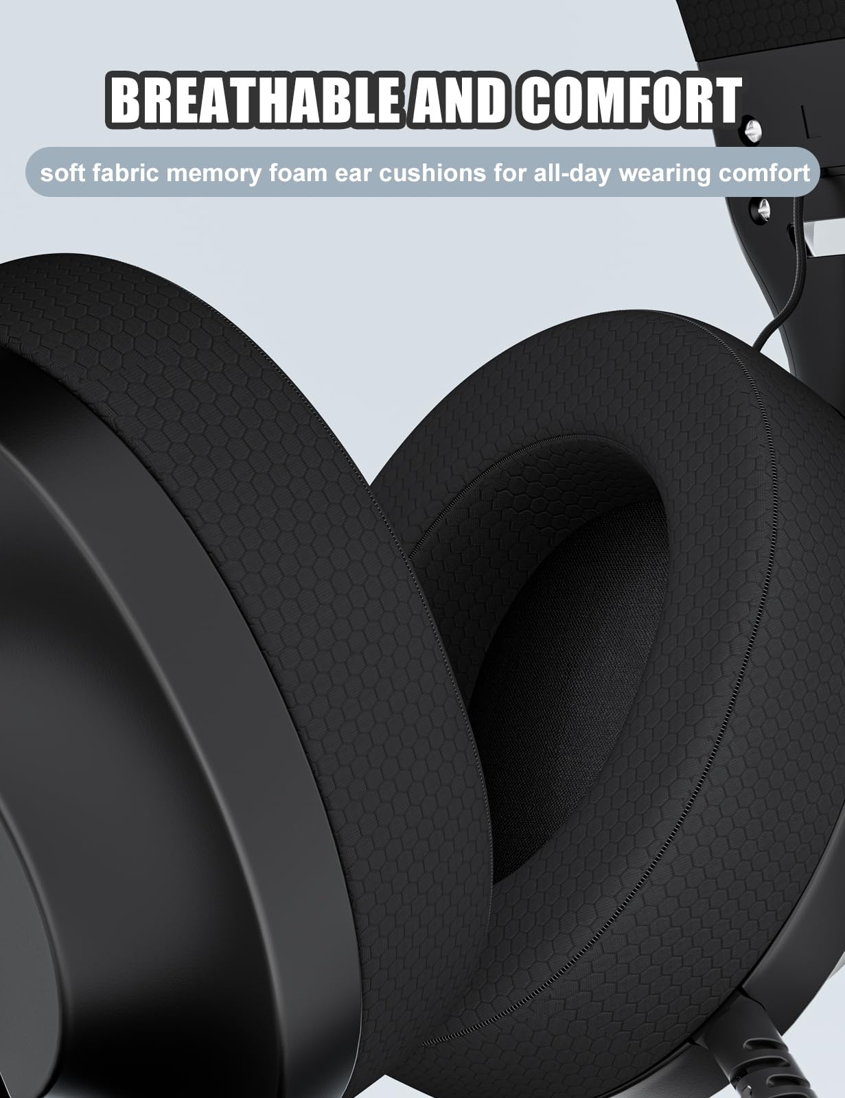 S30 Gaming Headset with Microphone - 198g Lightweight Design, Noise Cancelling Mic & Soft Earmuffs - Compatible with Xbox Series X|S, PS5, PS4, Nintendo Switch & PC - 3.5mm Wired Headphones for Professional Gaming & Online Meetings