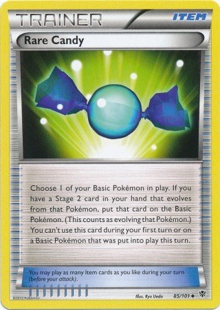 Pokemon Rare Candy (85) - Plasma Blast Reverse Holo Trading Card - Collectible Game Accessory for Battles & Deck Building