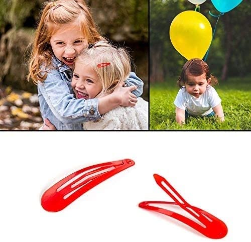 Fashion Hair Clips for Girls - 10 Pack Non-Slip Metal Bow Barrettes for Toddlers & Kids (2 Inch, Multiple Colors) - Perfect for School, Parties & Daily Hair Styling