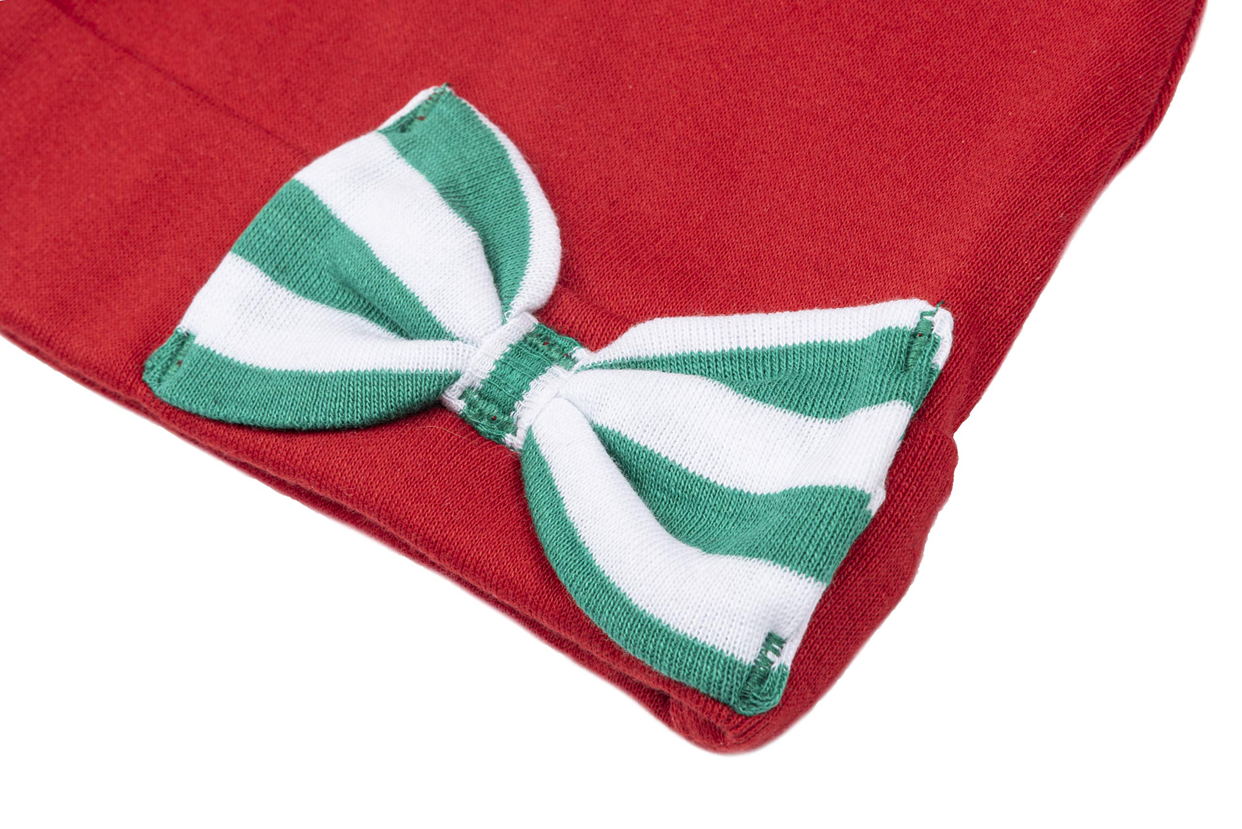 Adorable Baby Hats with Bows - Soft Warm Newborn Winter Hats for Infants 0-12 Months | Perfect for Photoshoots, Winter Outings & Baby Showers