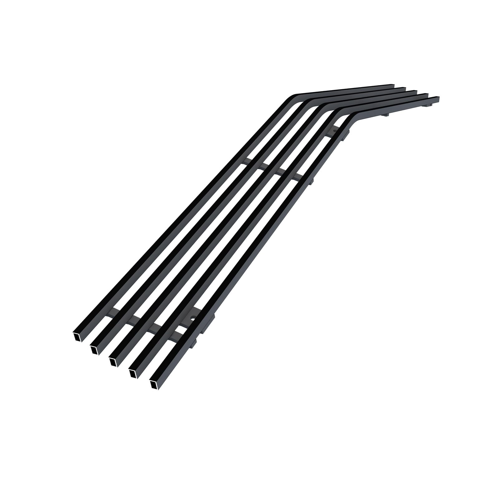 APS Compatible Lower Bumper Stainless Steel Black Horizontal Billet Front Grill Grille Insert for 1978-1981 Chevy Camaro (Part #S18-J44868C) - Upgrade Your Classic Car's Appearance
