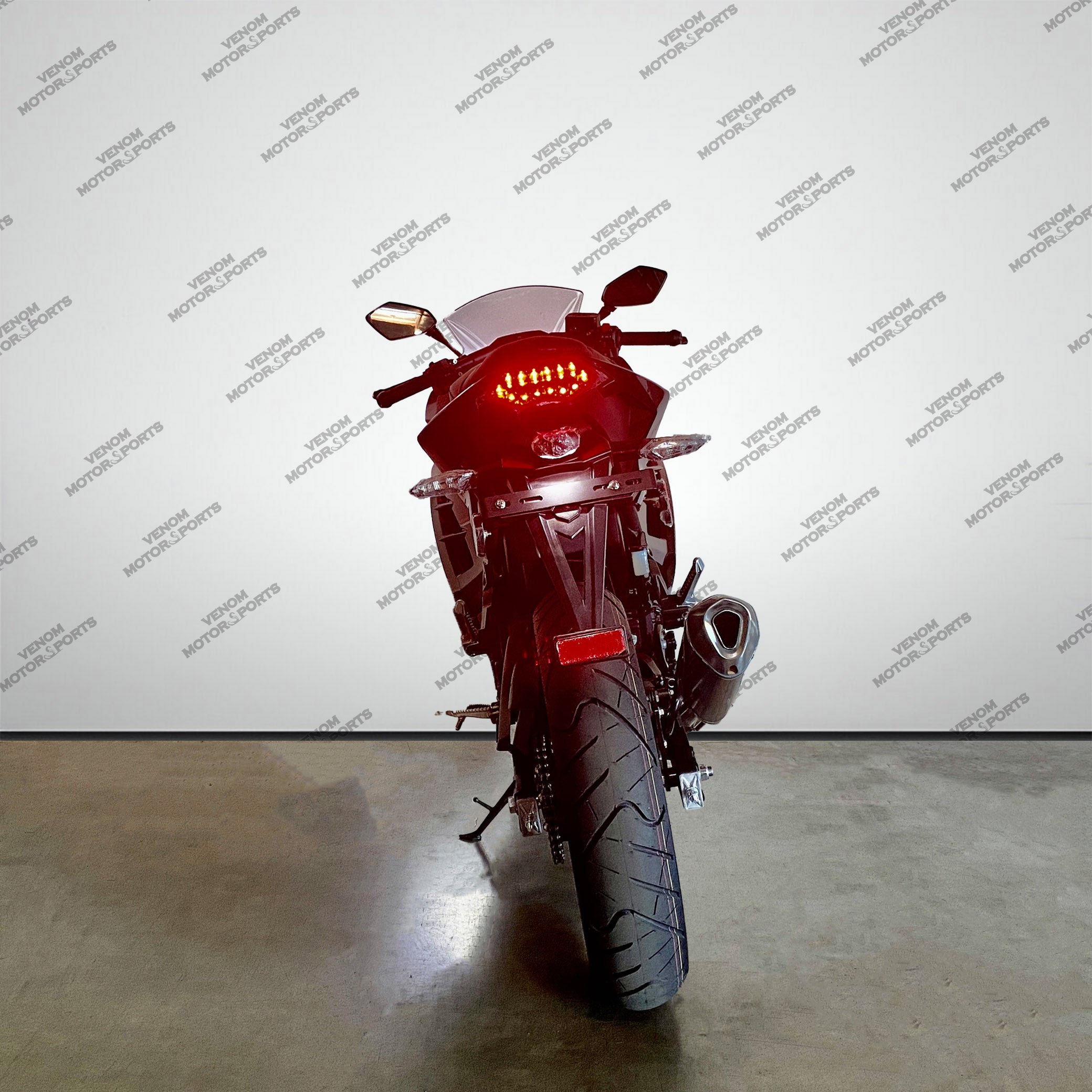 Venom SuperBike 250cc Fuel Injected Motorcycle - 6 Speed Manual Transmission for Street Racing & Commuting | Durable Sport Bike for Adults & Beginners