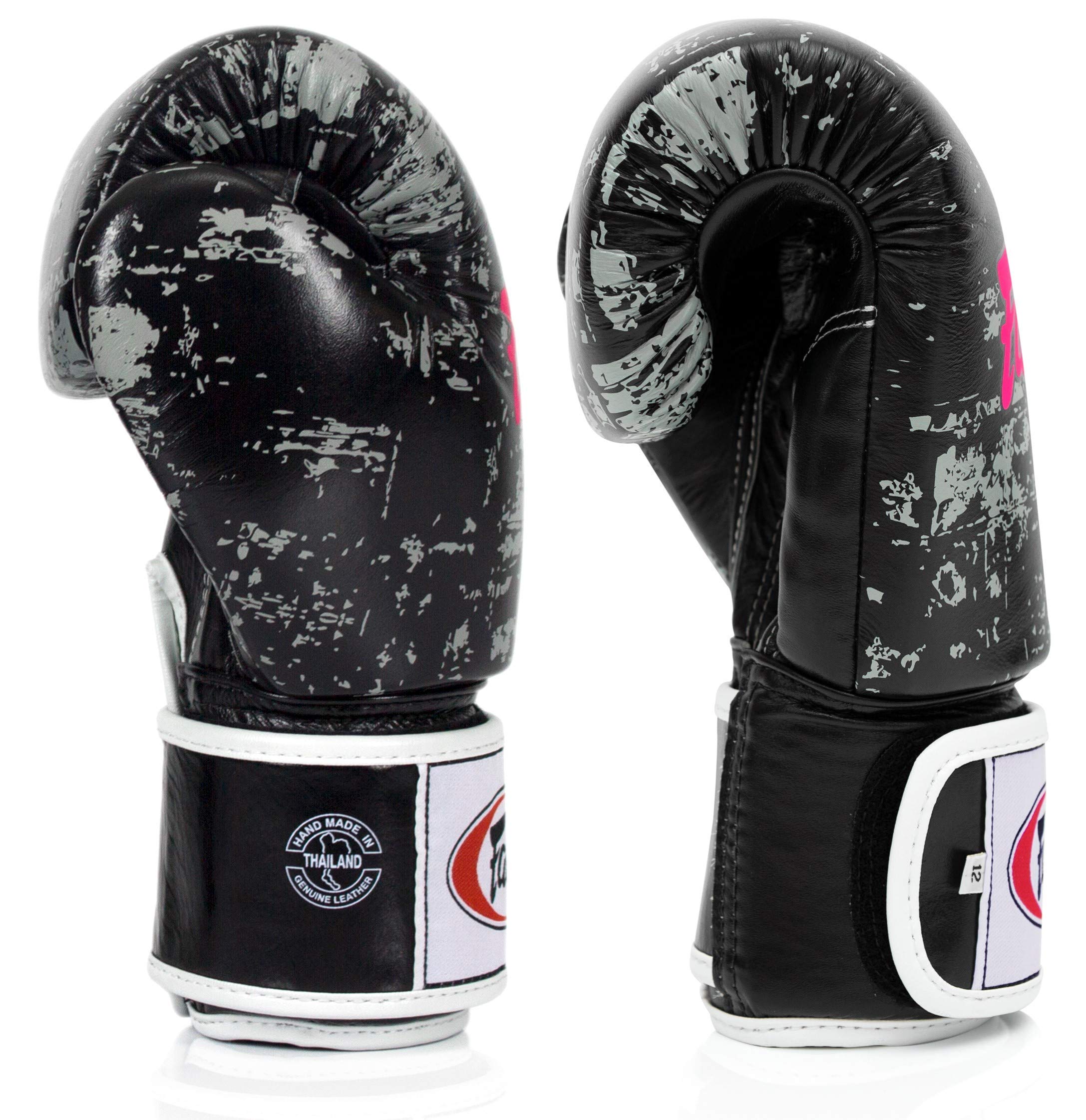 Fairtex BGV1 Muay Thai Boxing Gloves for Men, Women & Kids - Premium Training & Sparring MMA Gloves for Kickboxing, Martial Arts - Lightweight, Shock Absorbent Punching Bag Gloves - Ideal for Gym Workouts, Home Training & Professional Fight Preparation