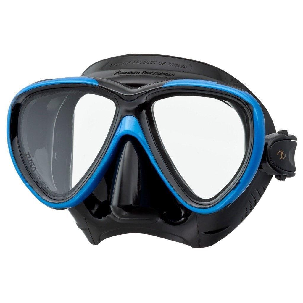 TUSA Freedom One Mask - Premium Snorkeling Mask for Adults & Kids - Comfortable Anti-Fog Scuba Diving Mask for Ocean Swimming, Beach Vacations & Water Sports
