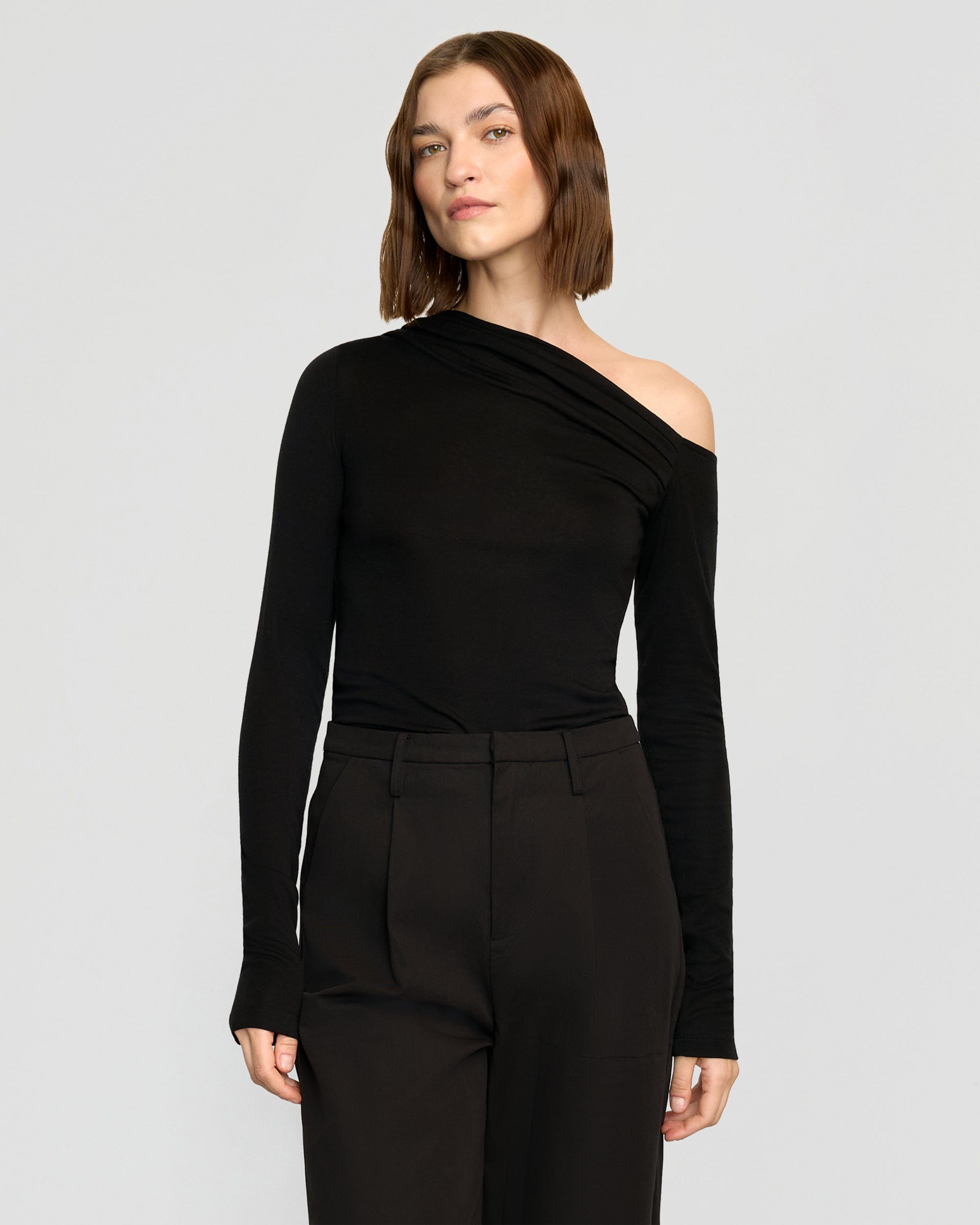 Stylish Ayra Tencel Wool Off Shoulder Tee for Women | Soft & Comfortable Summer Top | Perfect for Casual Outings, Beach Vacations & Date Nights