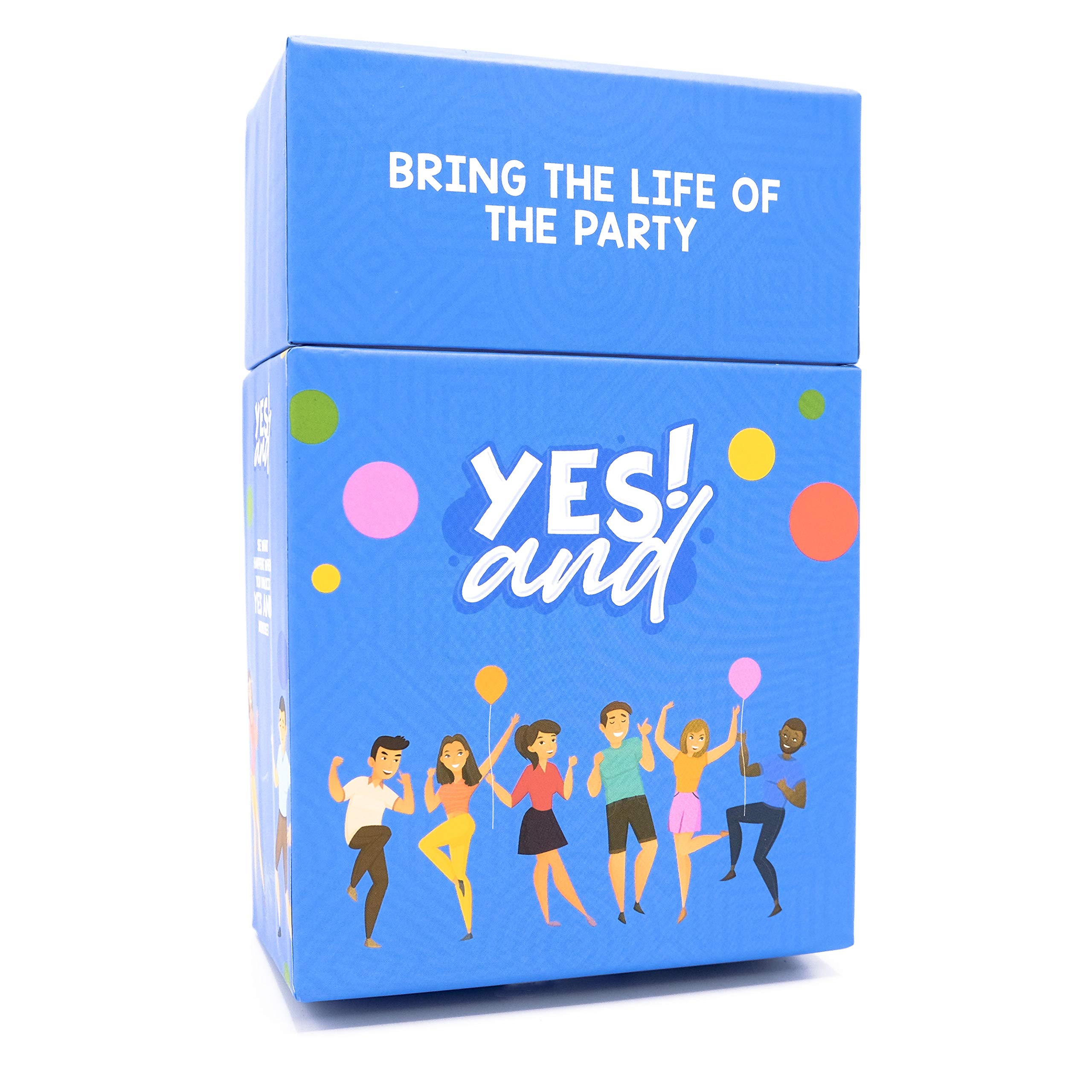Yes And: Improv Comedy Card Game - Fun Family-Friendly Party Game for Adults, Teens & Kids | Perfect for Game Nights, Team Building & Icebreaker Activities