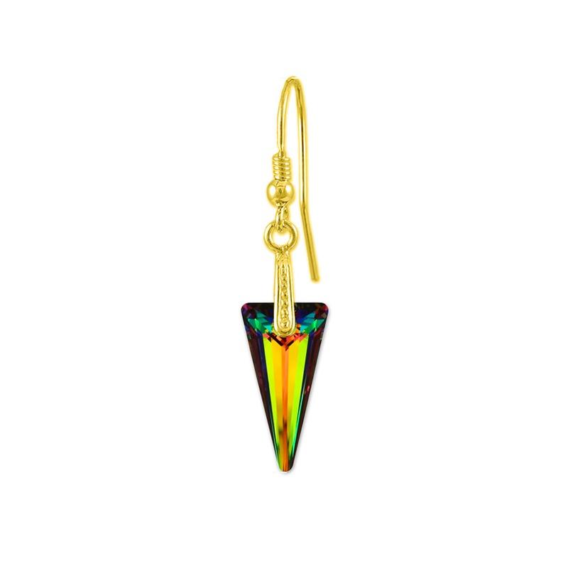 24K Gold Pendant Necklace Set - Elegant Vitrail Medium Jewelry for Women, Perfect for Weddings, Parties & Special Occasions